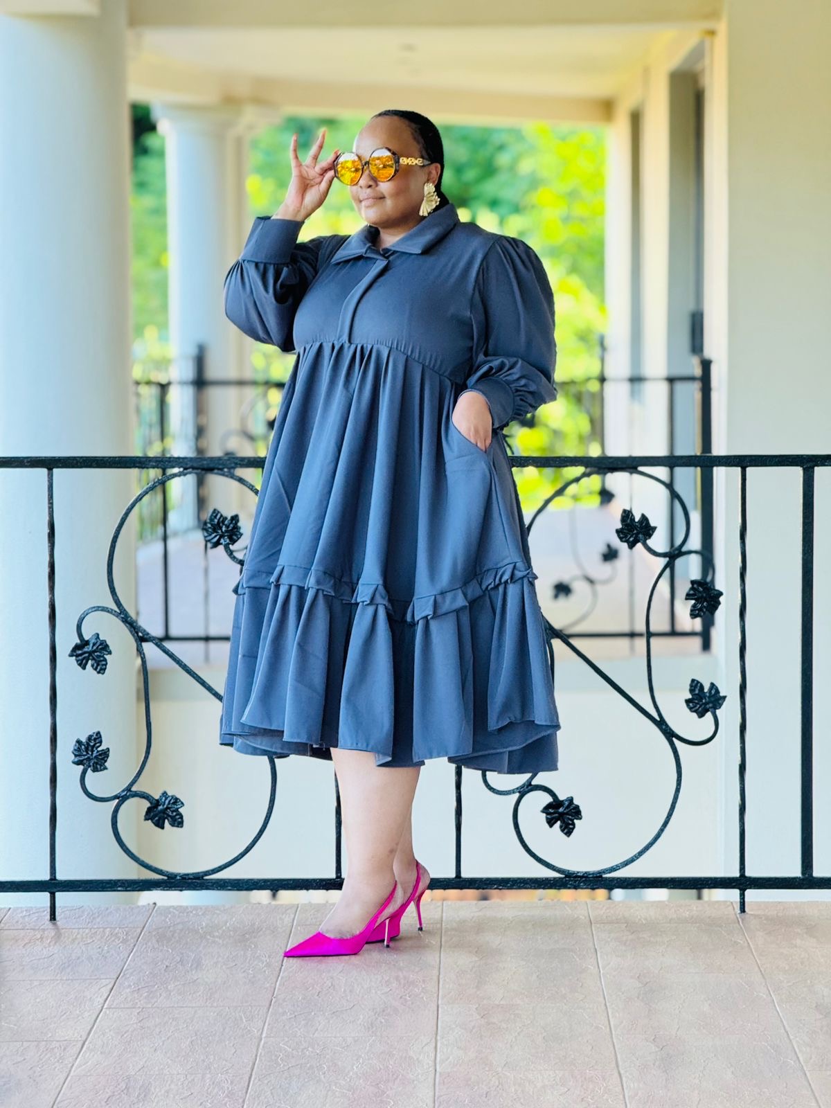 POLY SOANDEX FABRIC DRESS - PHATGULZ 6672 - Image 4