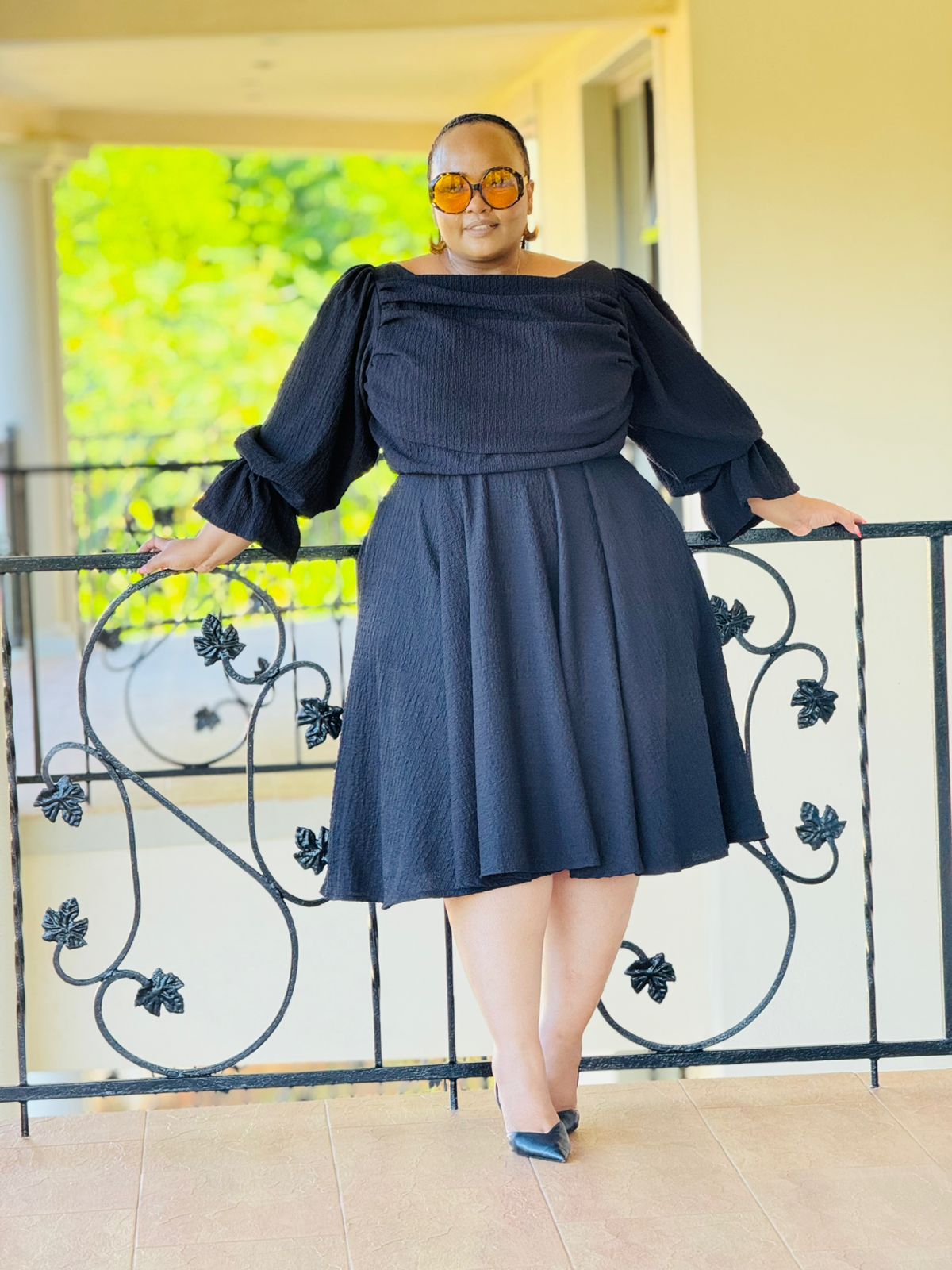 CRINKLY KNIT FABRIC DRESS - PHATGULZ 6670 - Image 7