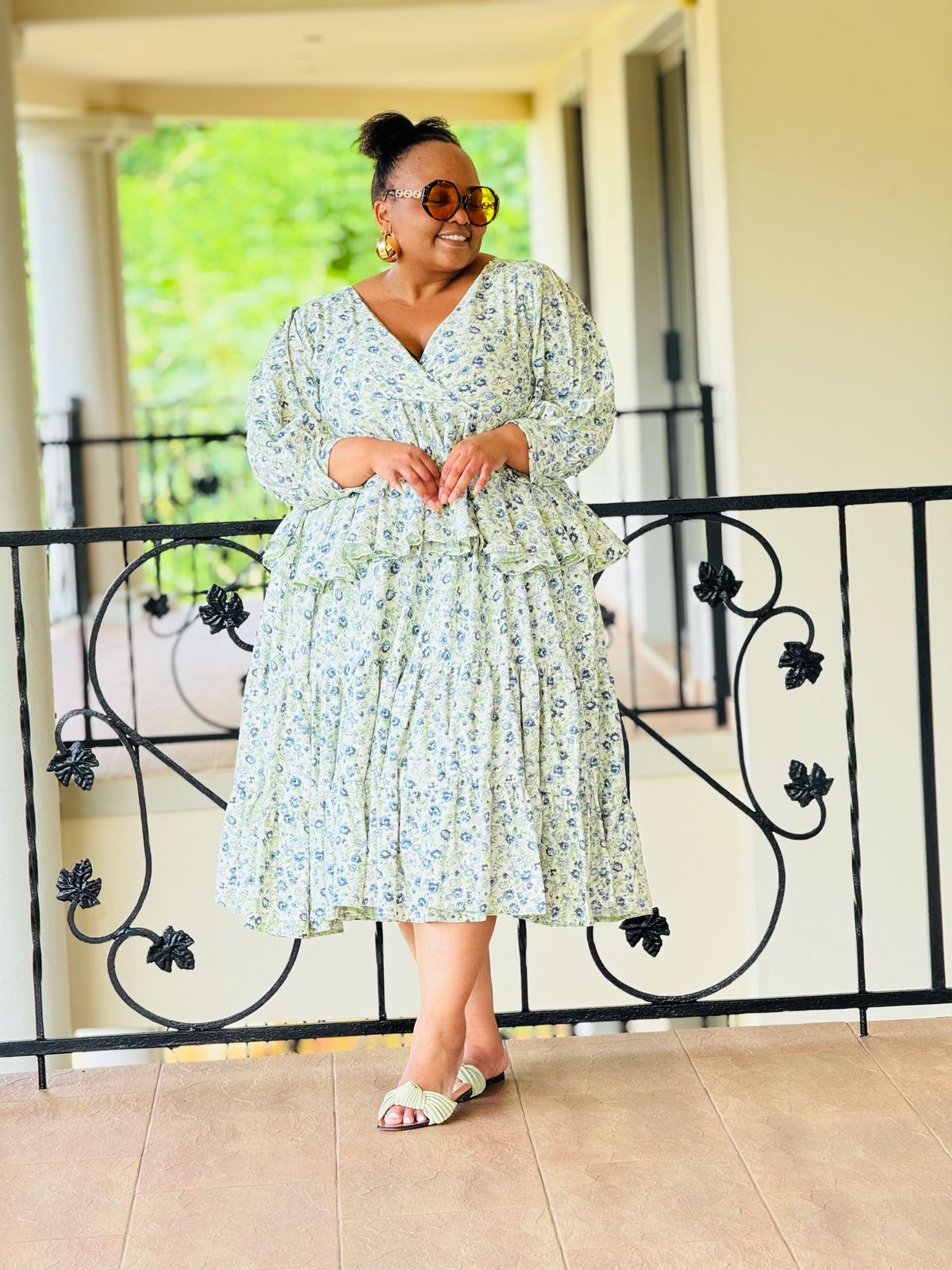 PRINTED CRYPTO FABRIC DRESS - PHATGULZ 6691 - Image 2