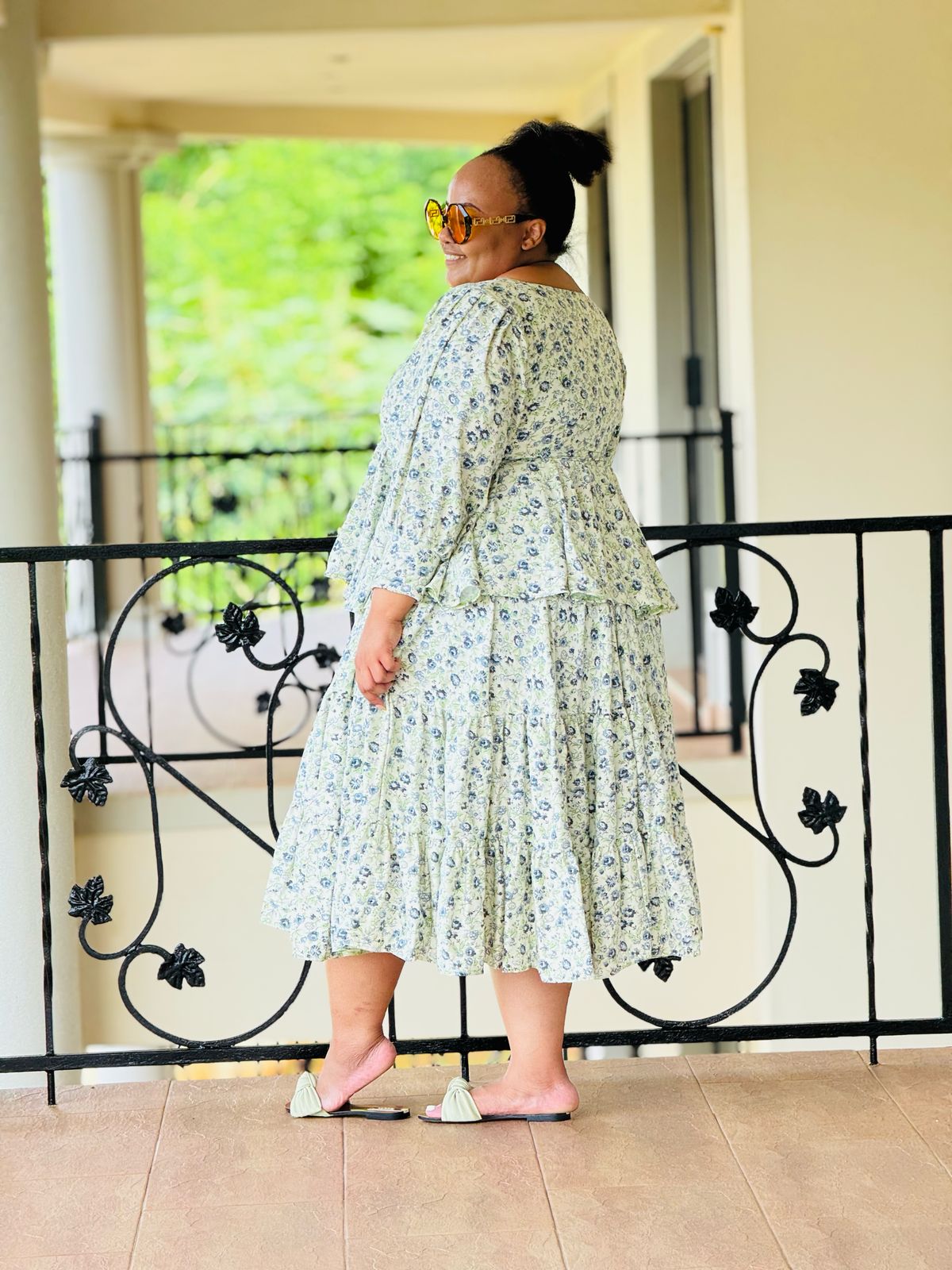 PRINTED CRYPTO FABRIC DRESS - PHATGULZ 6691 - Image 4