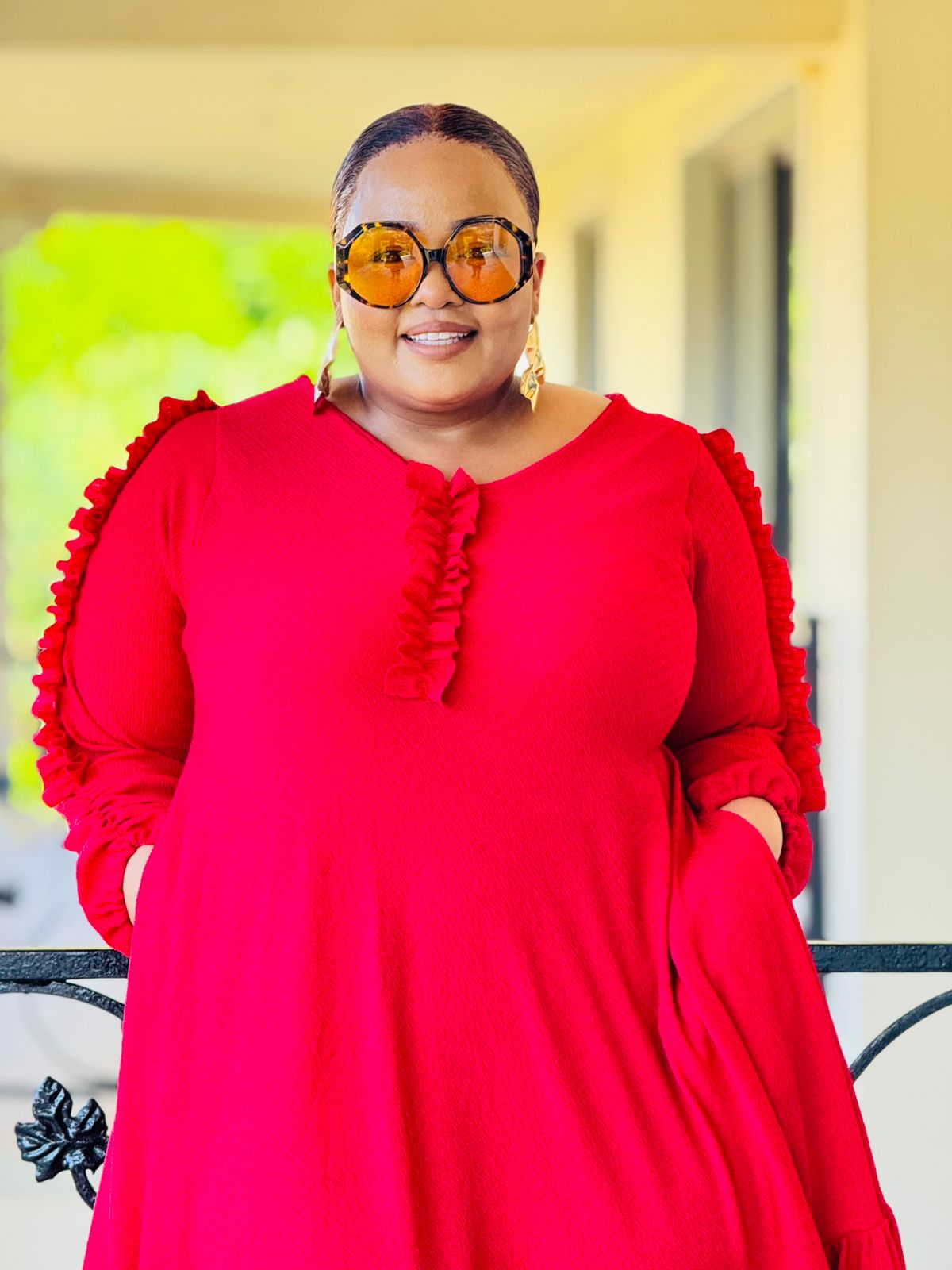 CRINKLE KNIT FABRIC DRESS - PHATGULZ 6684 - Image 2