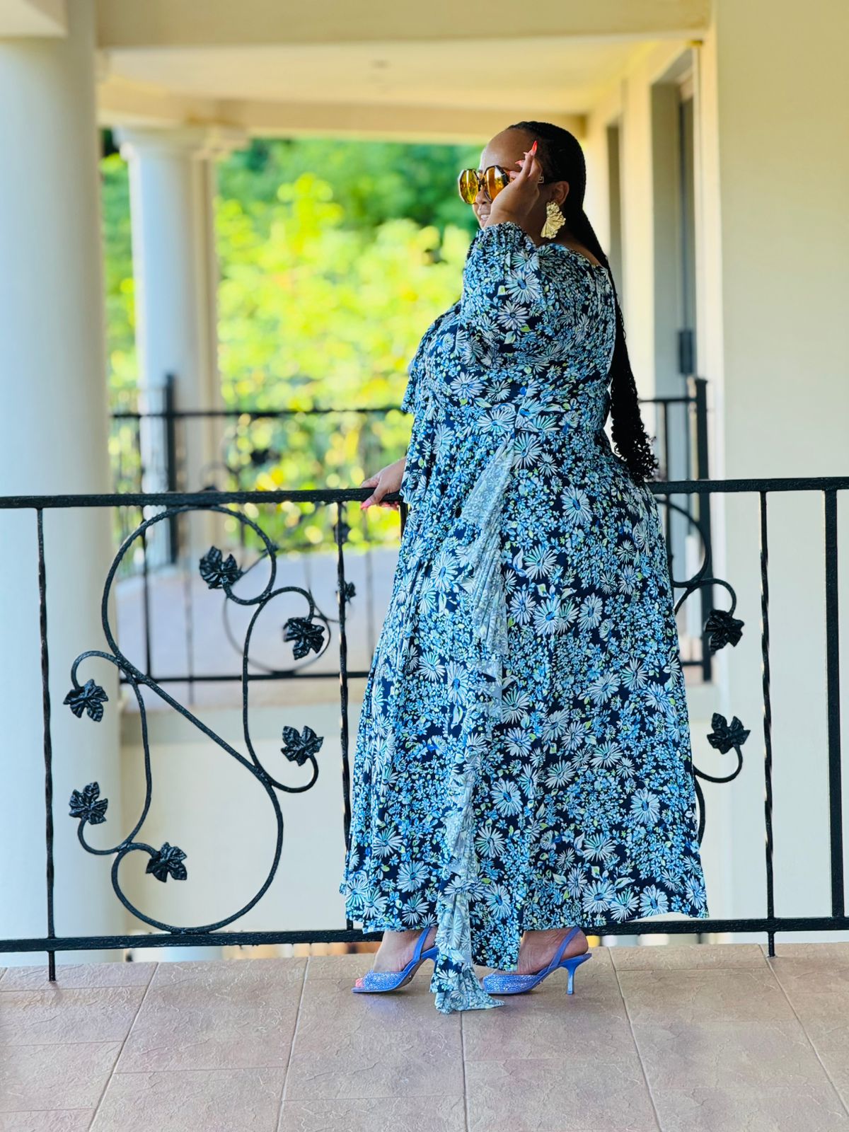 PTINTED SLINKY FABRIC DRESS - PHATGULZ 6695 - Image 3