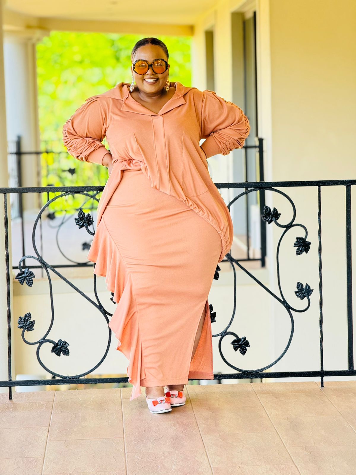 RIB FABRIC SKIRT & TOP - PHATGULZ 6676 - Image 8