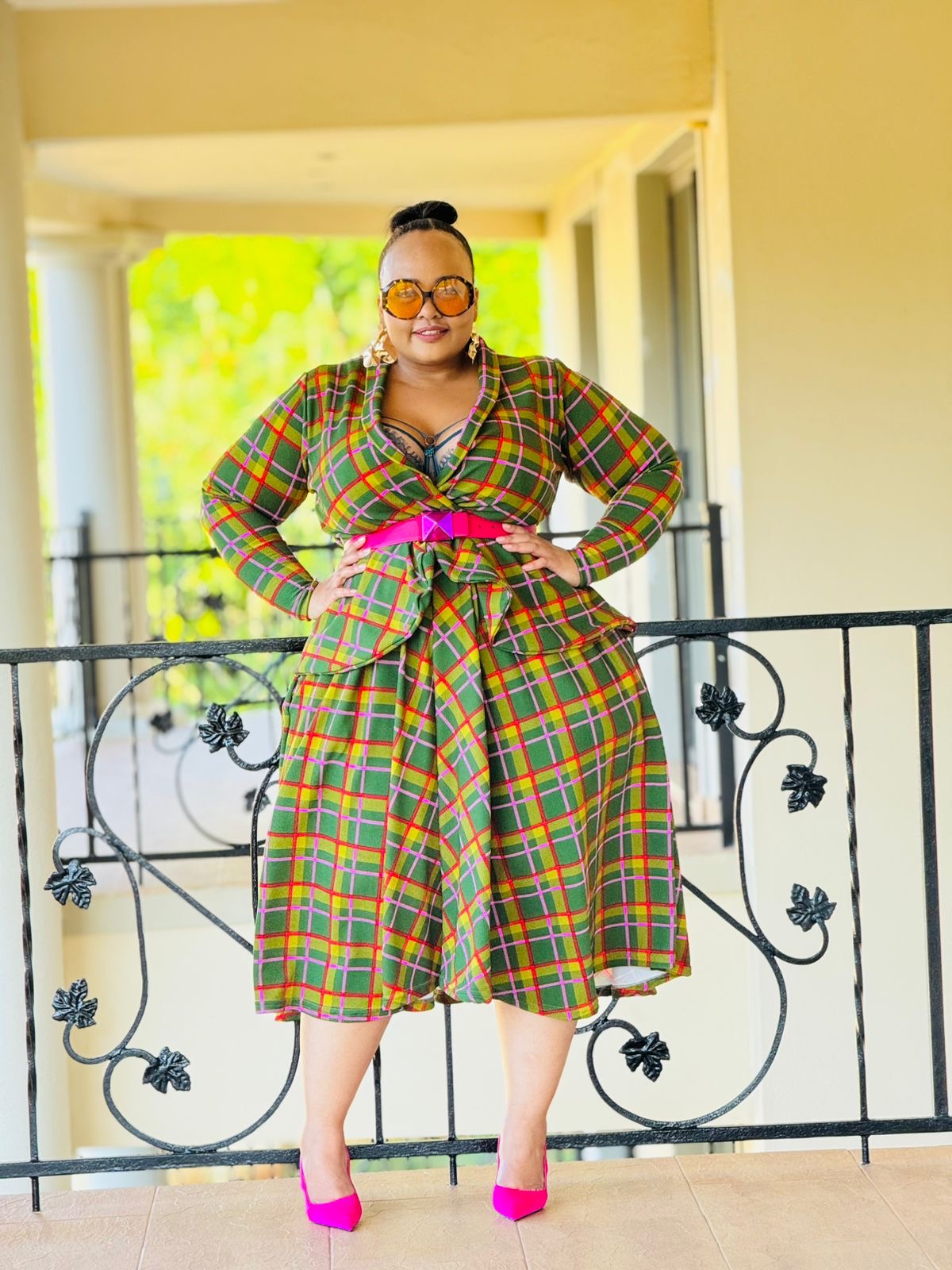 PRINTED LIVERPOOL FABRIC DRESS - PHATGULZ 6734 - Image 5