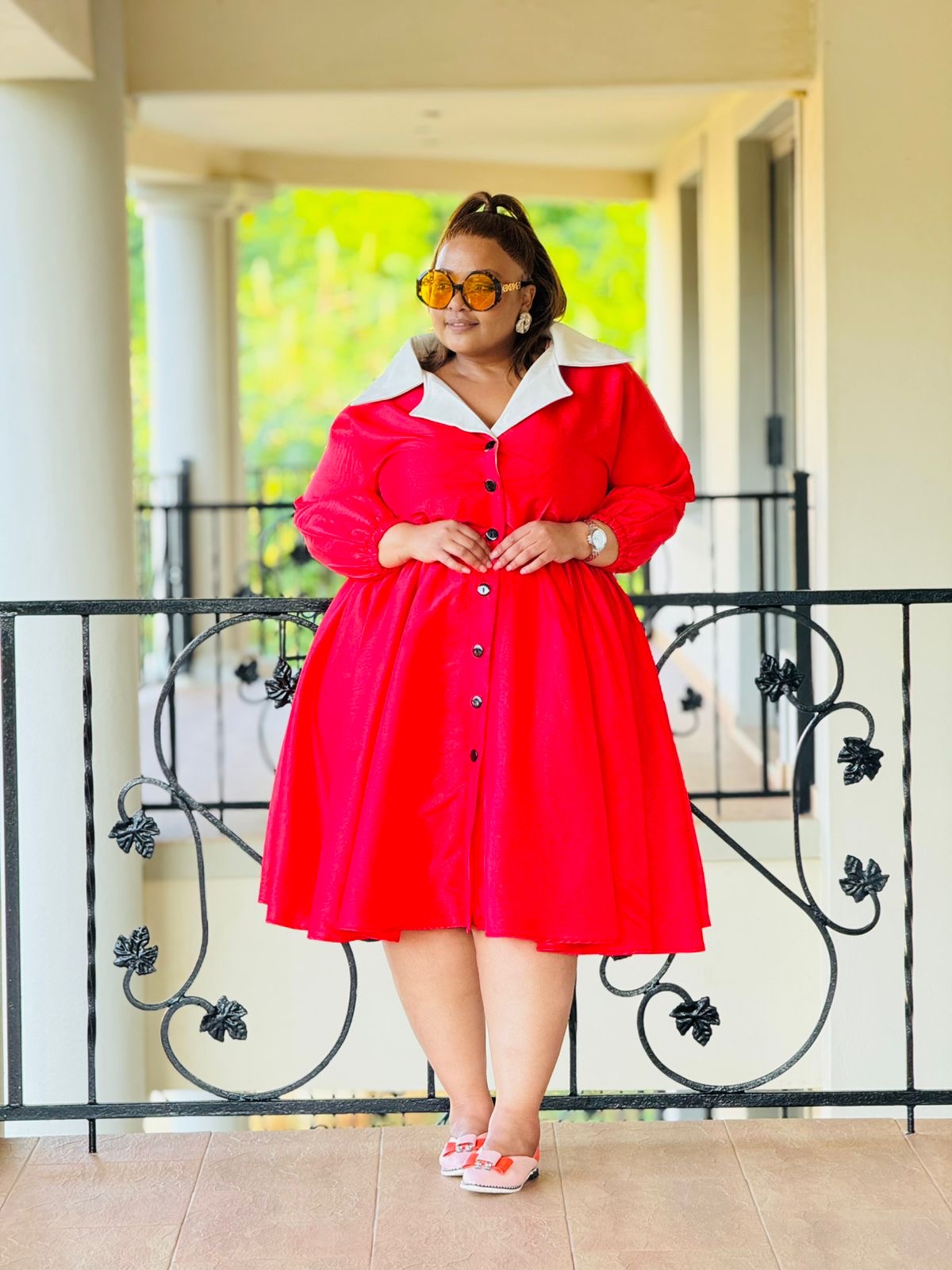TESLON FABRIC DRESS - PHATGULZ 6737 - Image 7