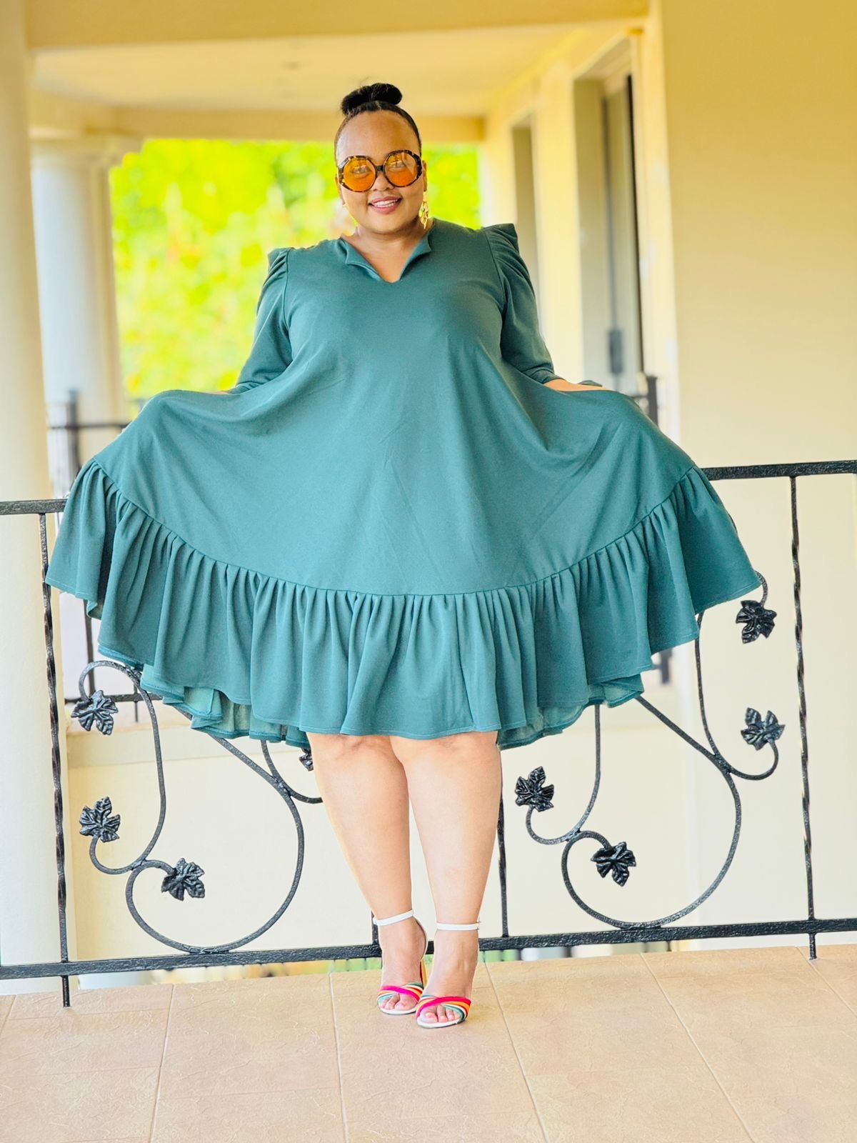 SCUBA CREPE FABRIC DRESS - PHATGULZ 6733 - Image 6