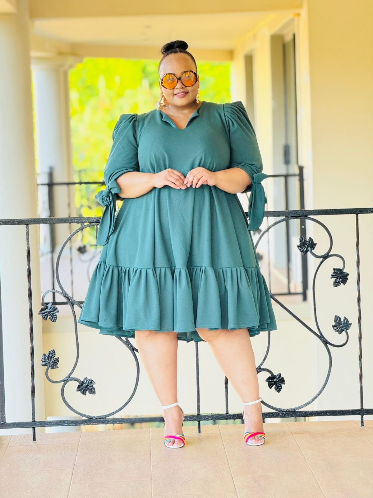 SCUBA CREPE FABRIC DRESS - PHATGULZ 6733 - Image 7