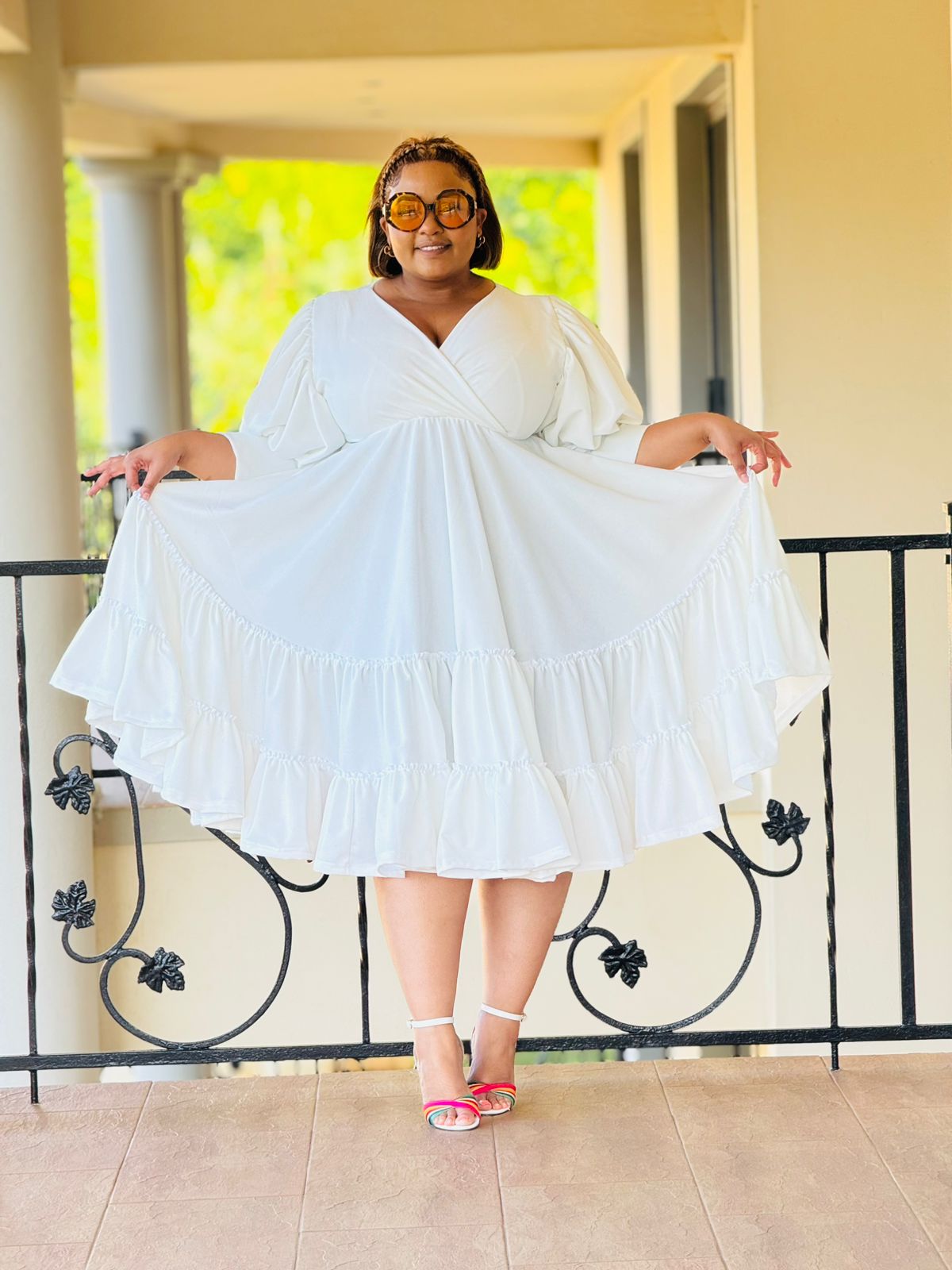SCUBA CREPE FABRIC DRESS - PHATGULZ 6738 - Image 2