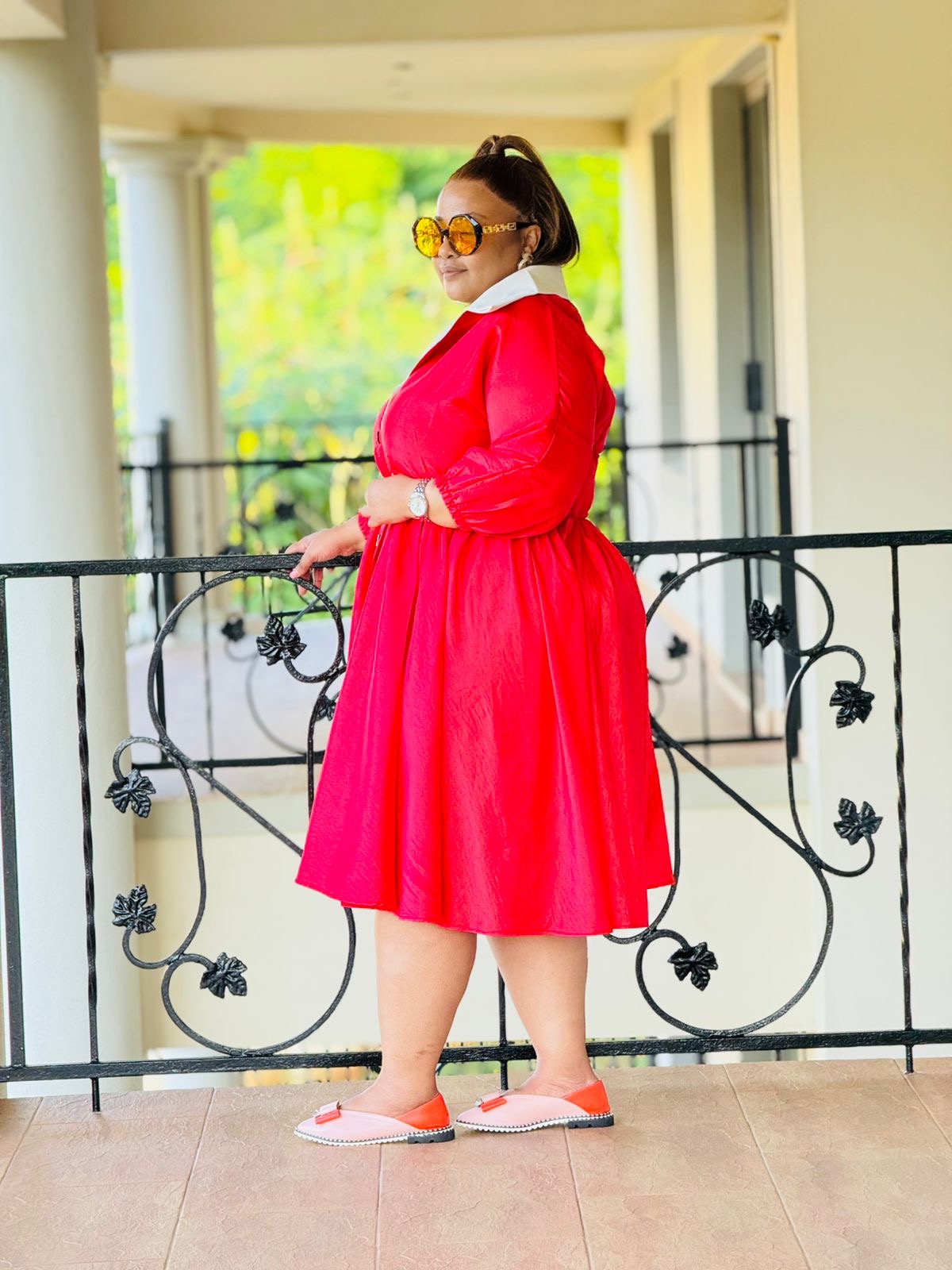TESLON FABRIC DRESS - PHATGULZ 6737 - Image 5