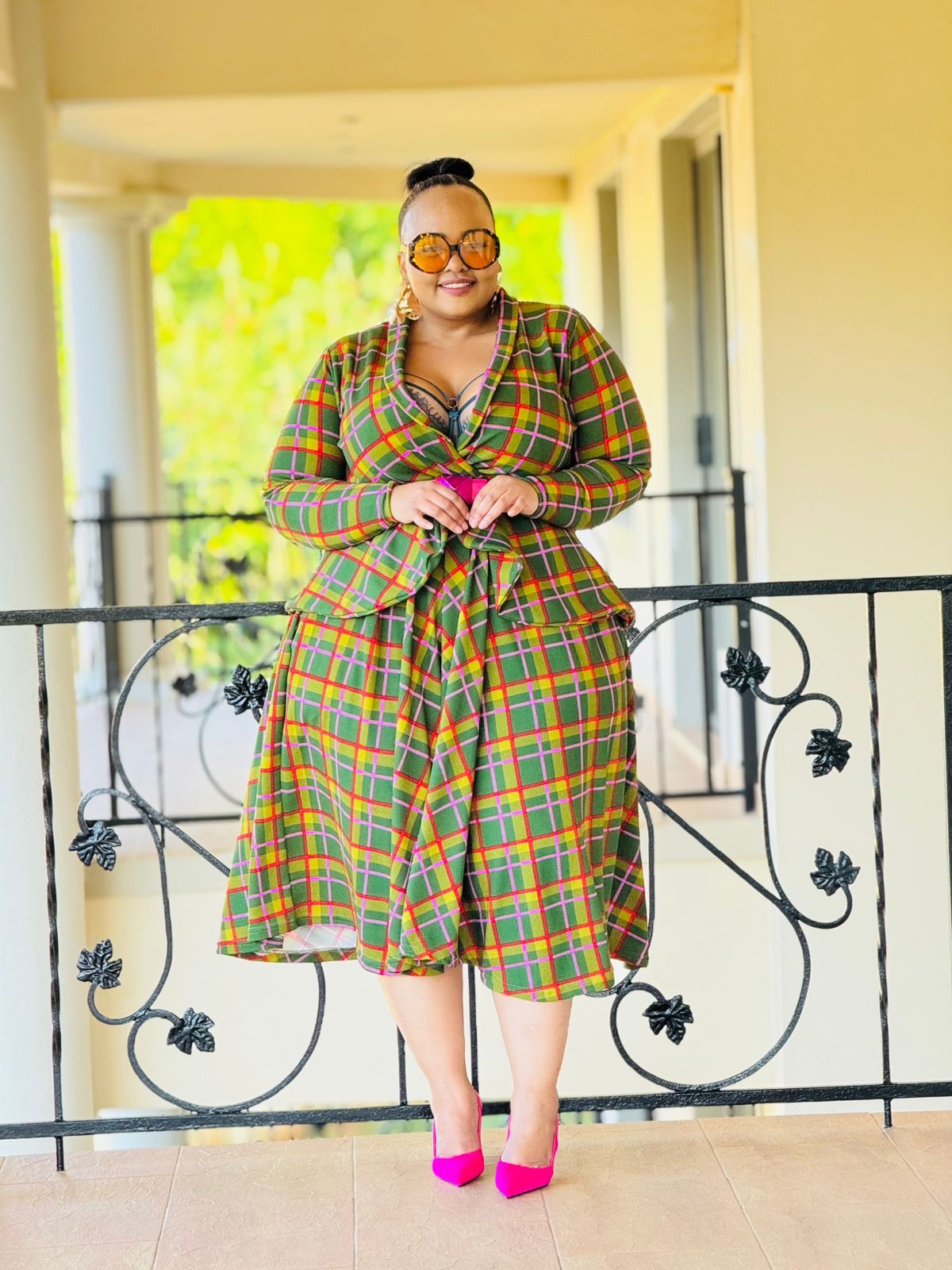PRINTED LIVERPOOL FABRIC DRESS - PHATGULZ 6734 - Image 6
