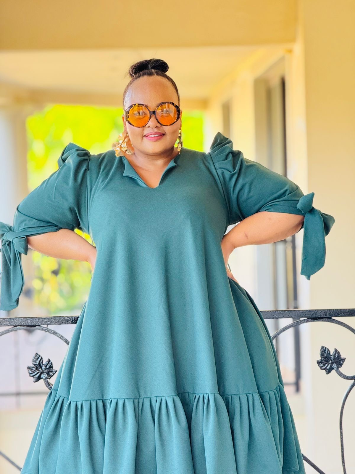 SCUBA CREPE FABRIC DRESS - PHATGULZ 6733 - Phat Galz Boutique