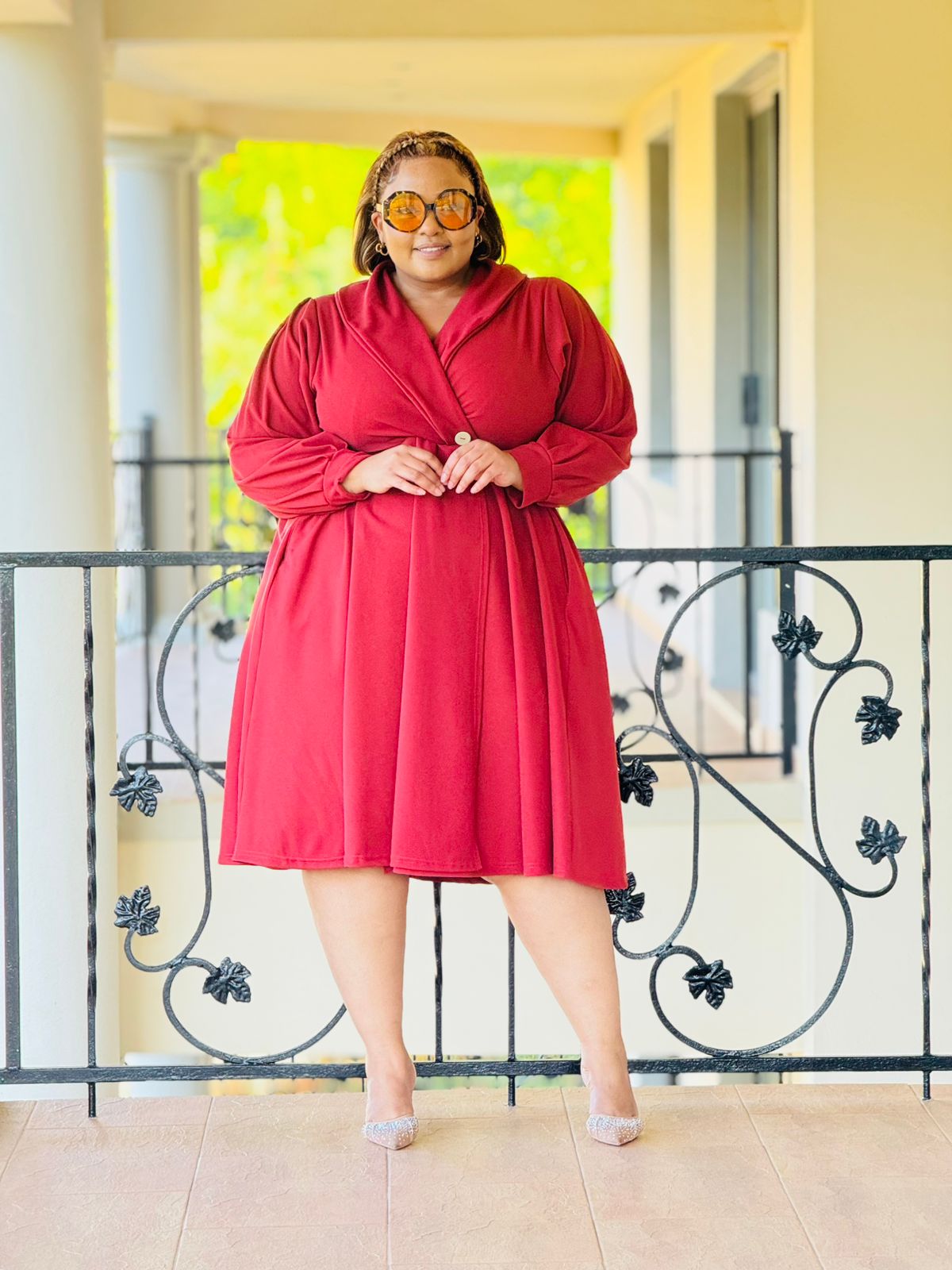 SCUBA CREPE FABRIC DRESS - PHATGULZ 6740 - Image 2
