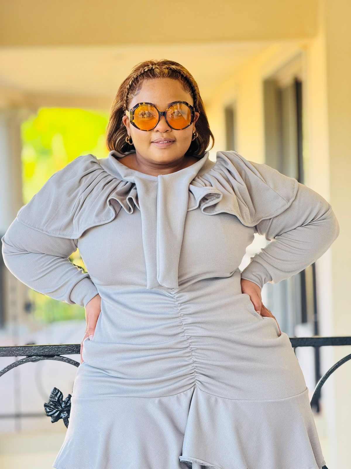 RIB FABRI DRESS - PHATGULZ 6741 - Image 3