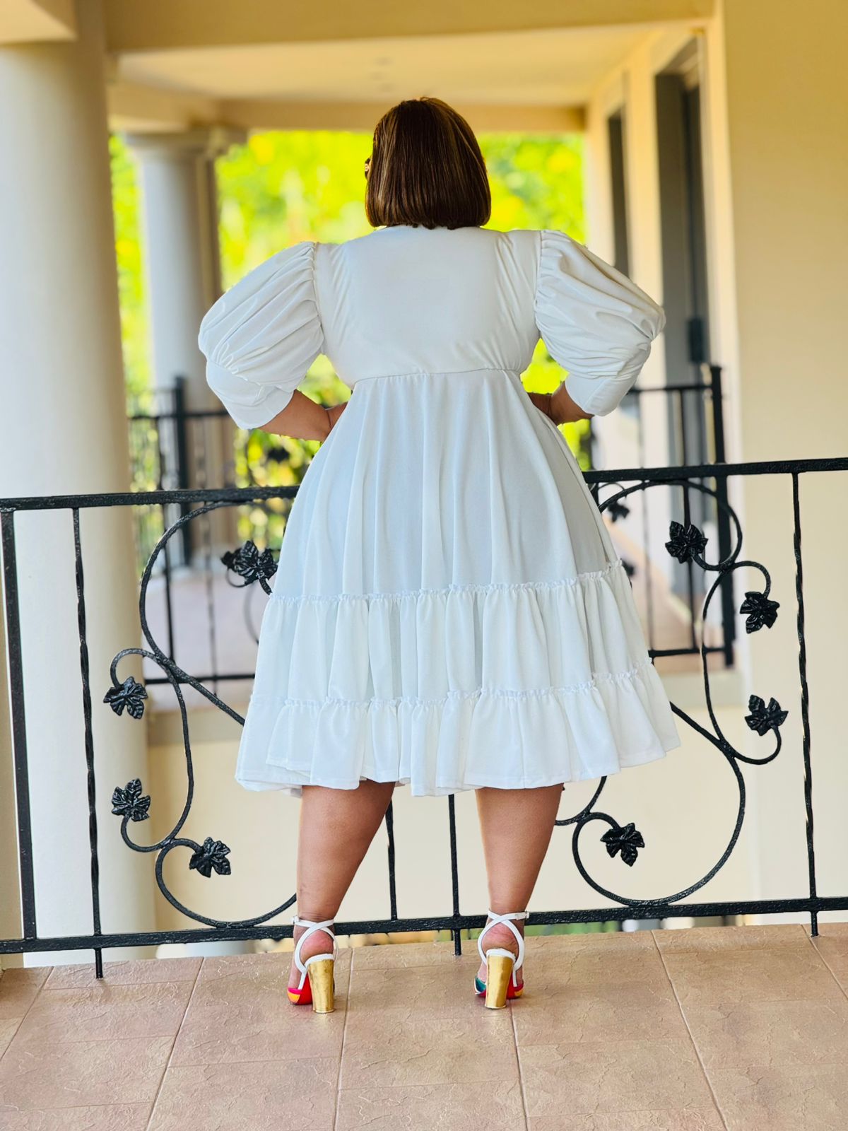 SCUBA CREPE FABRIC DRESS - PHATGULZ 6738 - Image 4