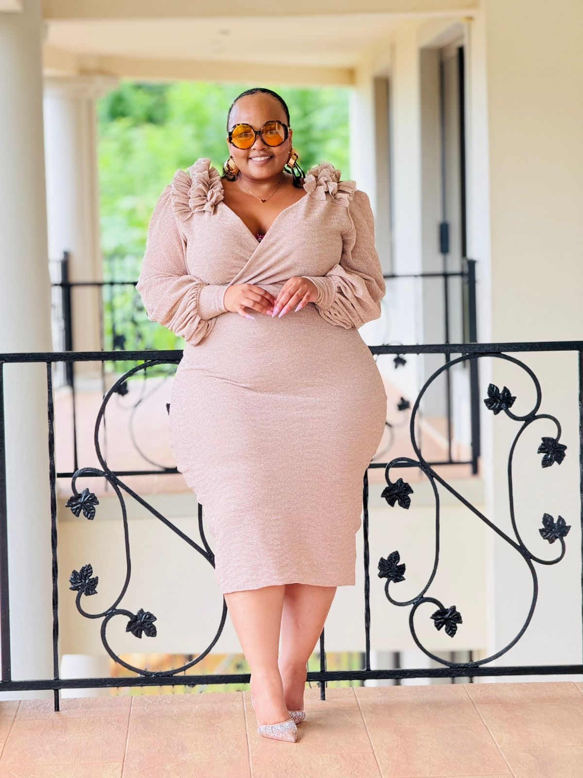 GOLD LUREX FABRIC DRESS - PHATGULZ 6735 - Image 5