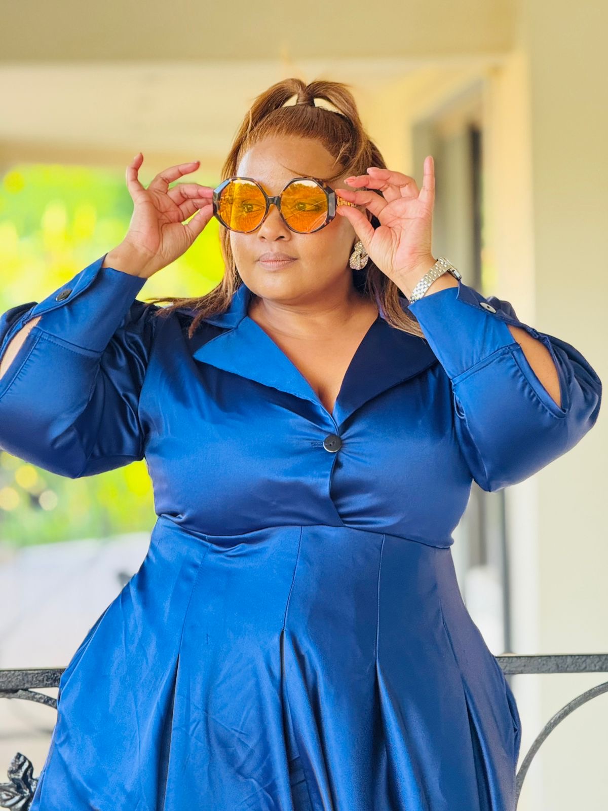 ELIZABETH SATIN FABRIC DRESS - PHATGULZ 6719 - Image 3