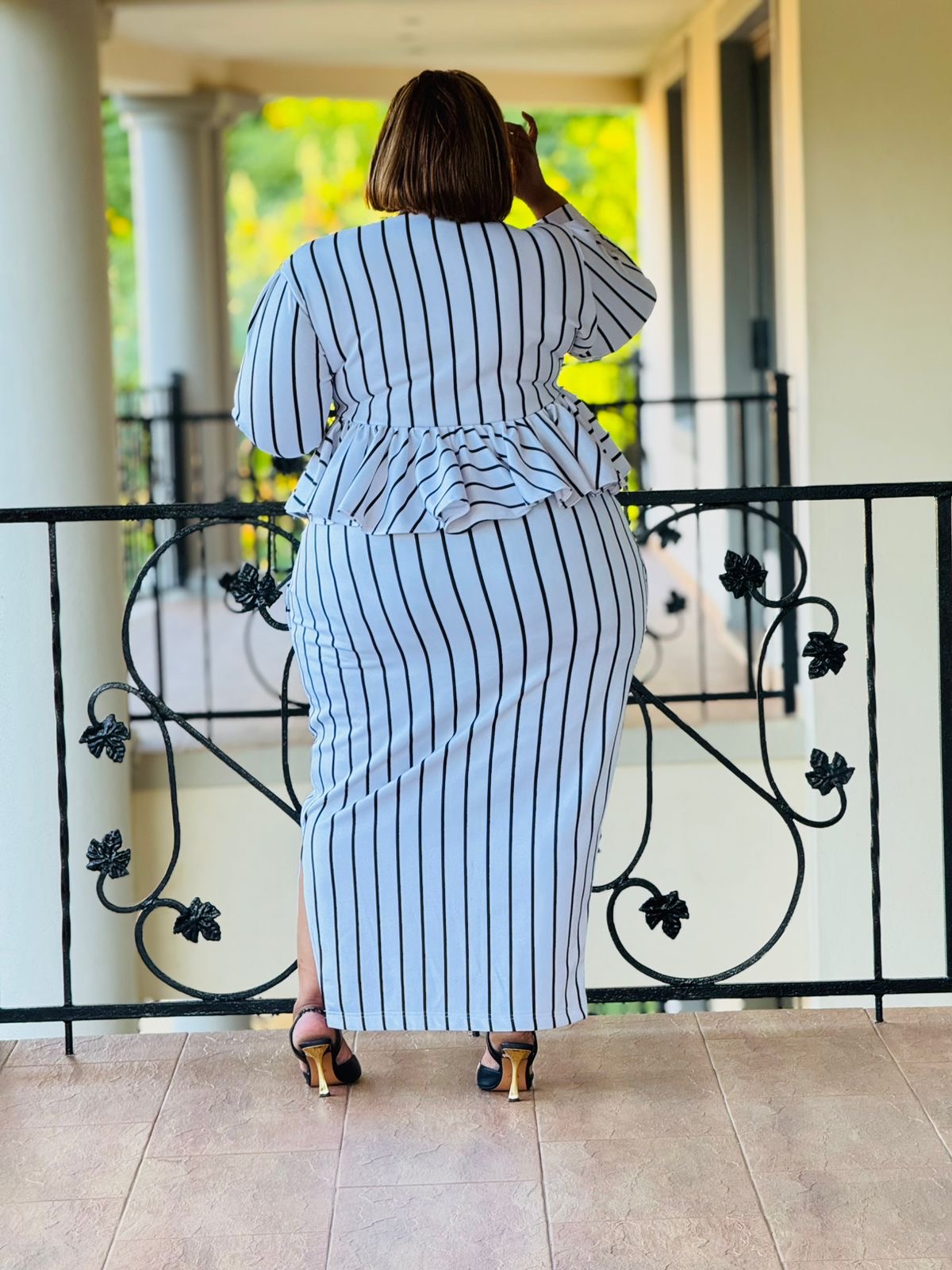 PRINTED SCUBA FABRIC DRESS - PHATGULZ 6751 - Image 5