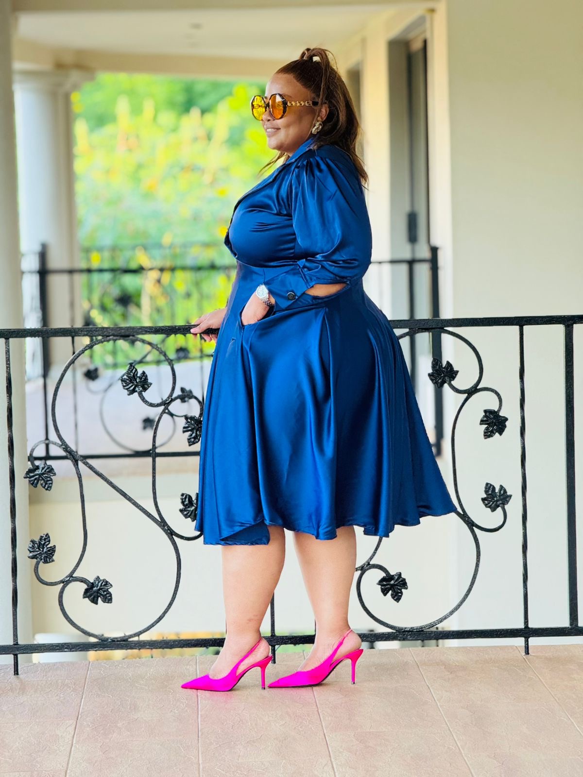 ELIZABETH SATIN FABRIC DRESS - PHATGULZ 6719 - Image 2