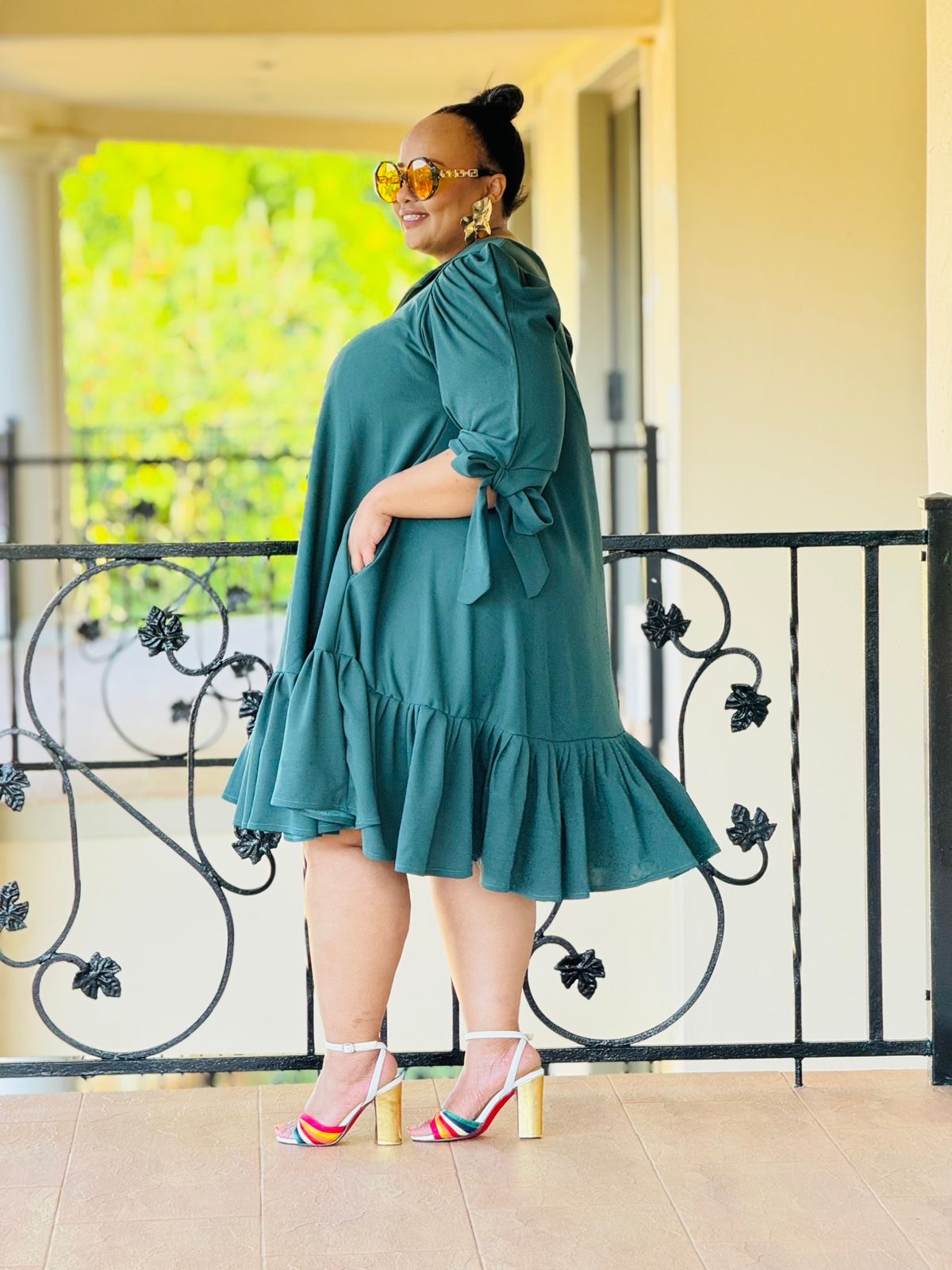 SCUBA CREPE FABRIC DRESS - PHATGULZ 6733 - Image 3