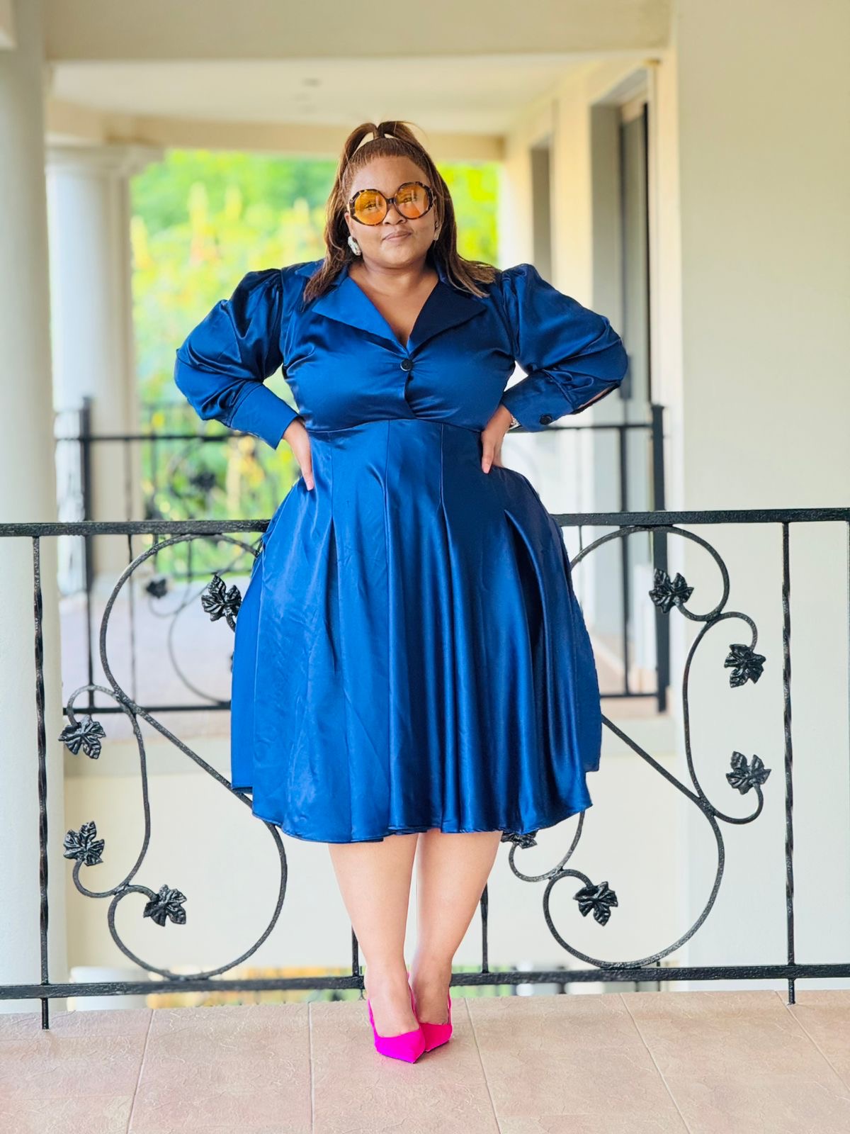 ELIZABETH SATIN FABRIC DRESS - PHATGULZ 6719 - Image 7