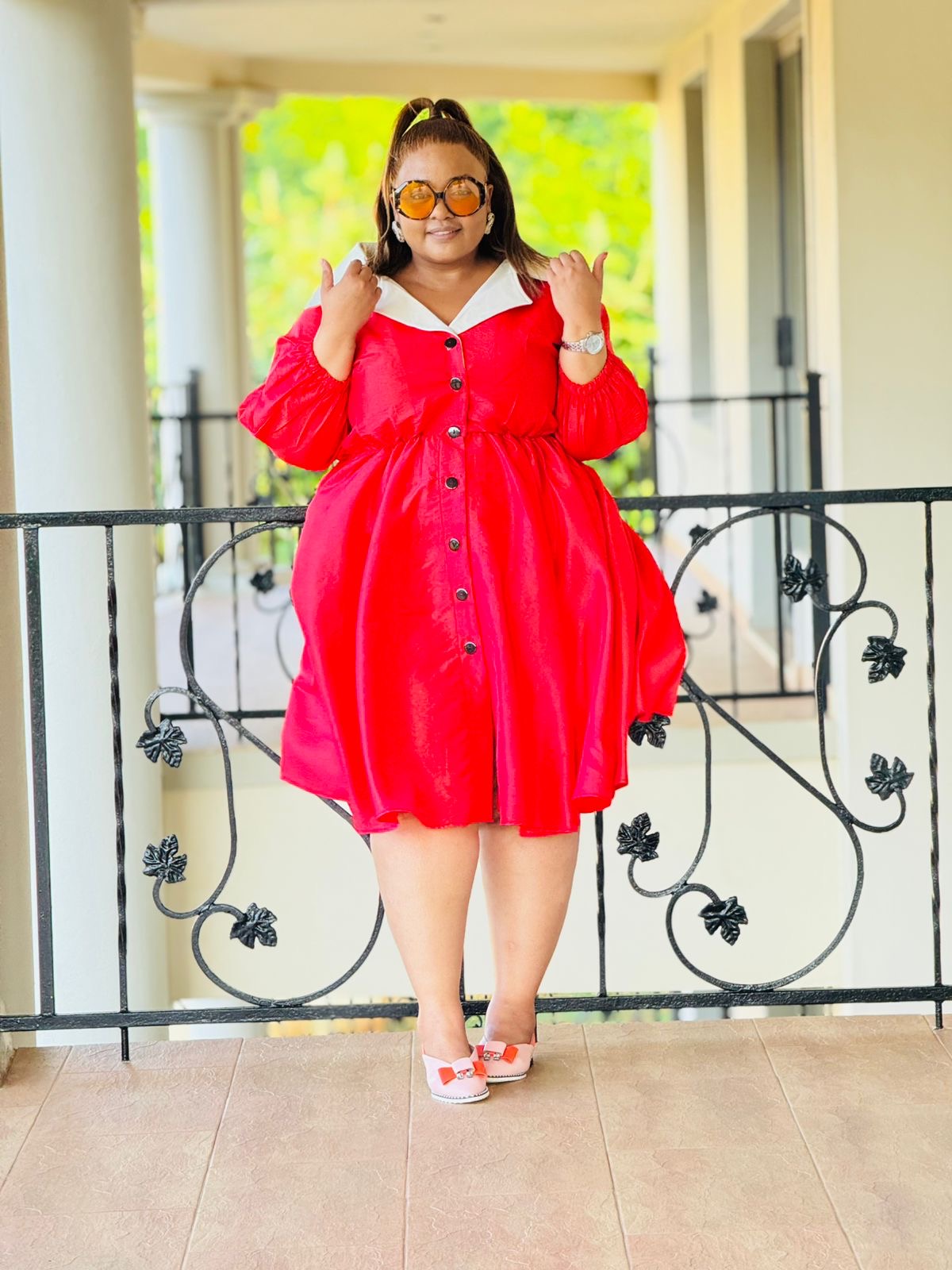 TESLON FABRIC DRESS - PHATGULZ 6737 - Image 3