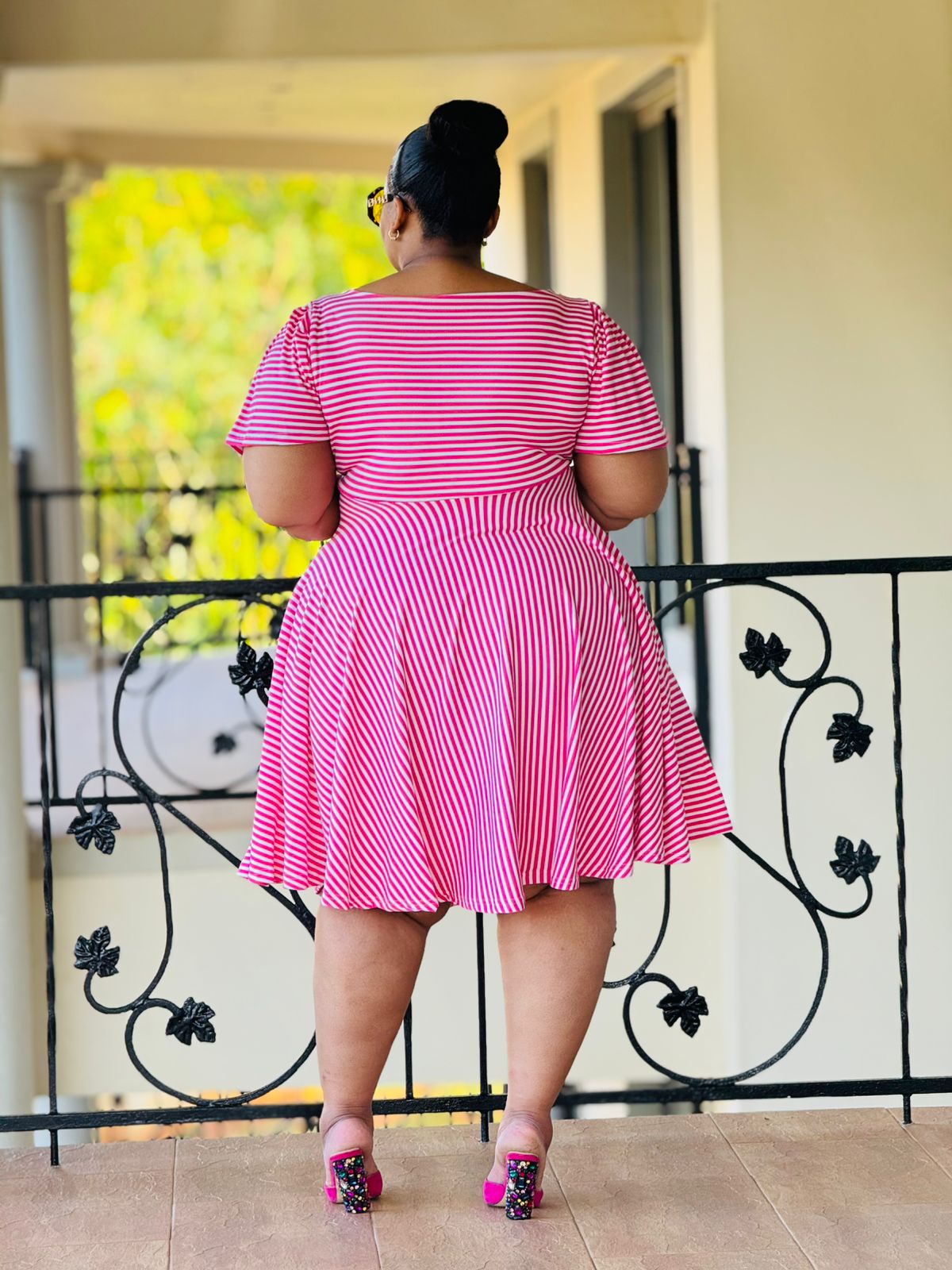RIB FABRIC DRESS - PHATGULZ 6787 - Image 5