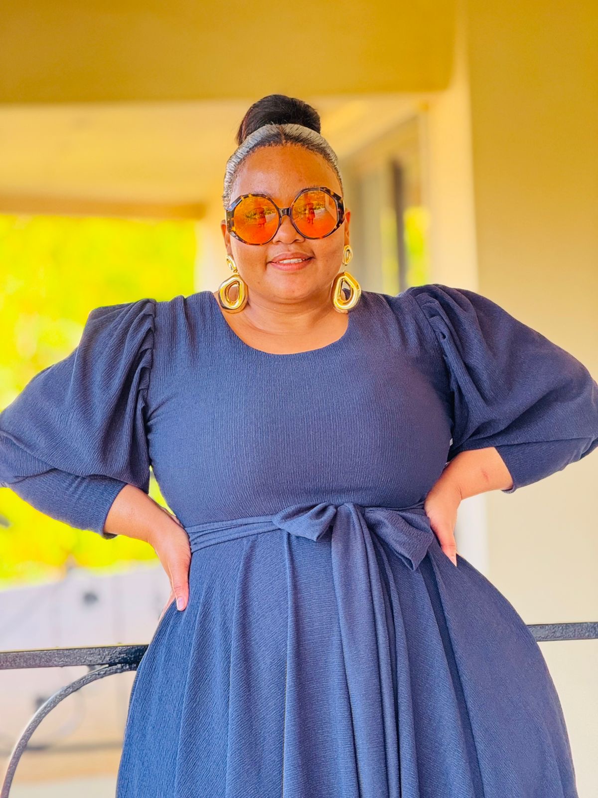 POLY CRINKLE FABRIC DRESS - PHATGULZ 6791 - Image 2
