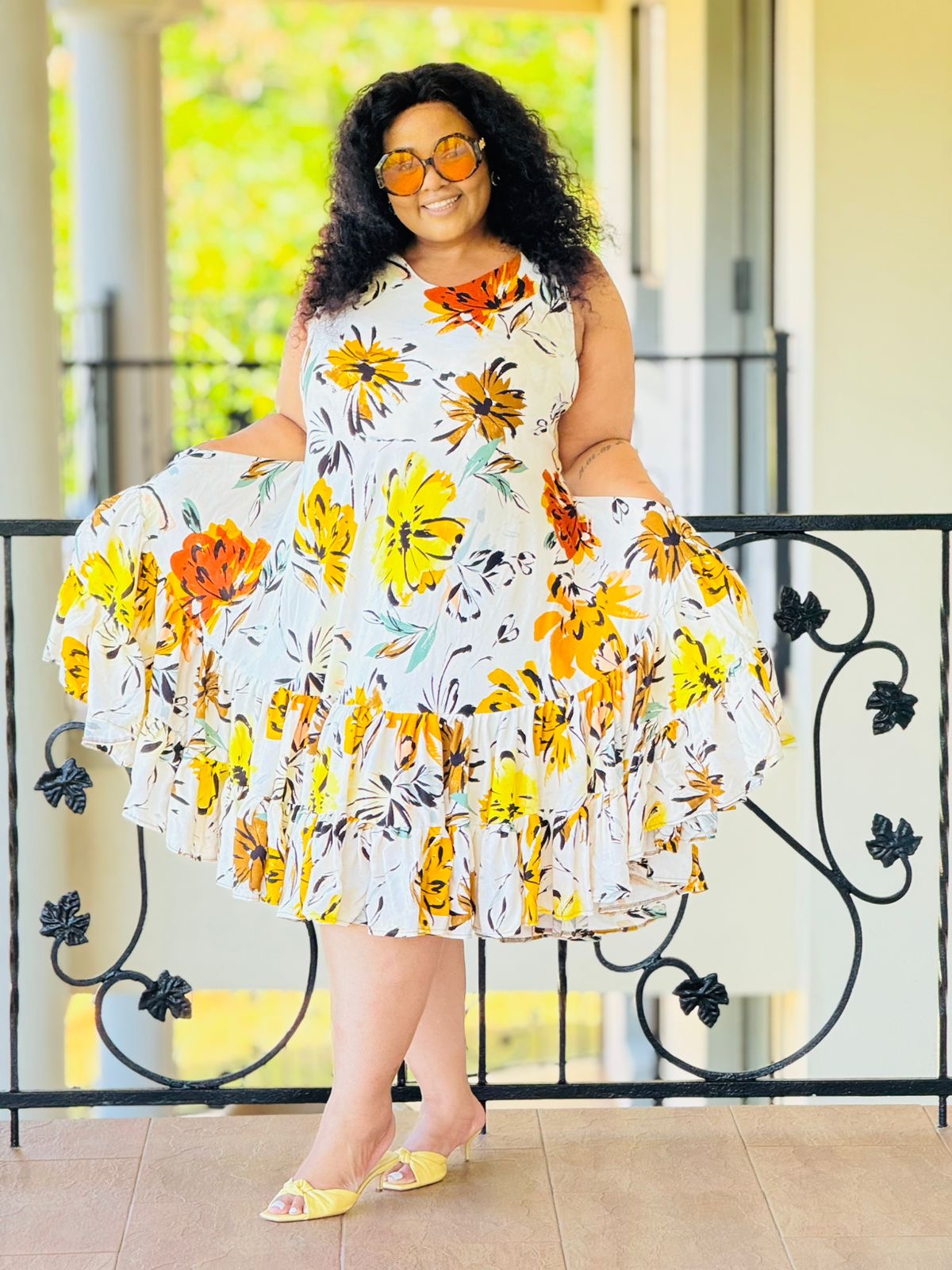 PRINTED WOVEN VISCOSE DRESS - PHATGULZ 6884 - Image 2