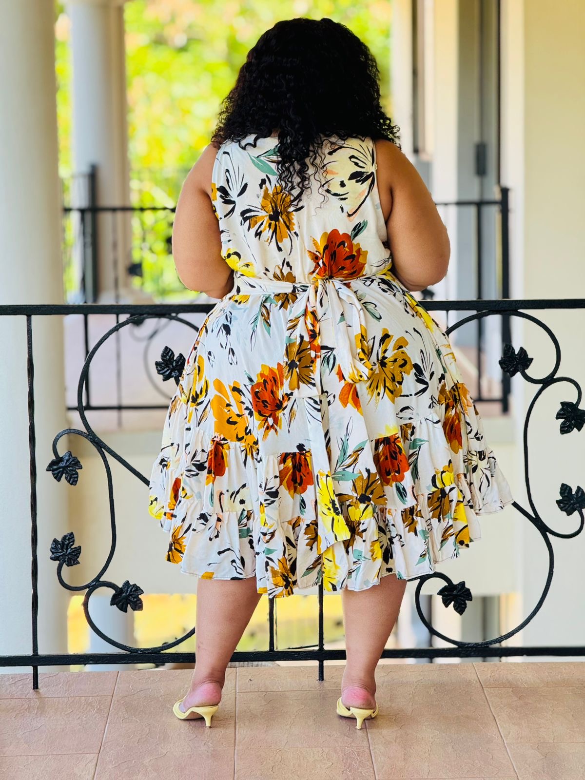 PRINTED WOVEN VISCOSE DRESS - PHATGULZ 6884 - Image 7