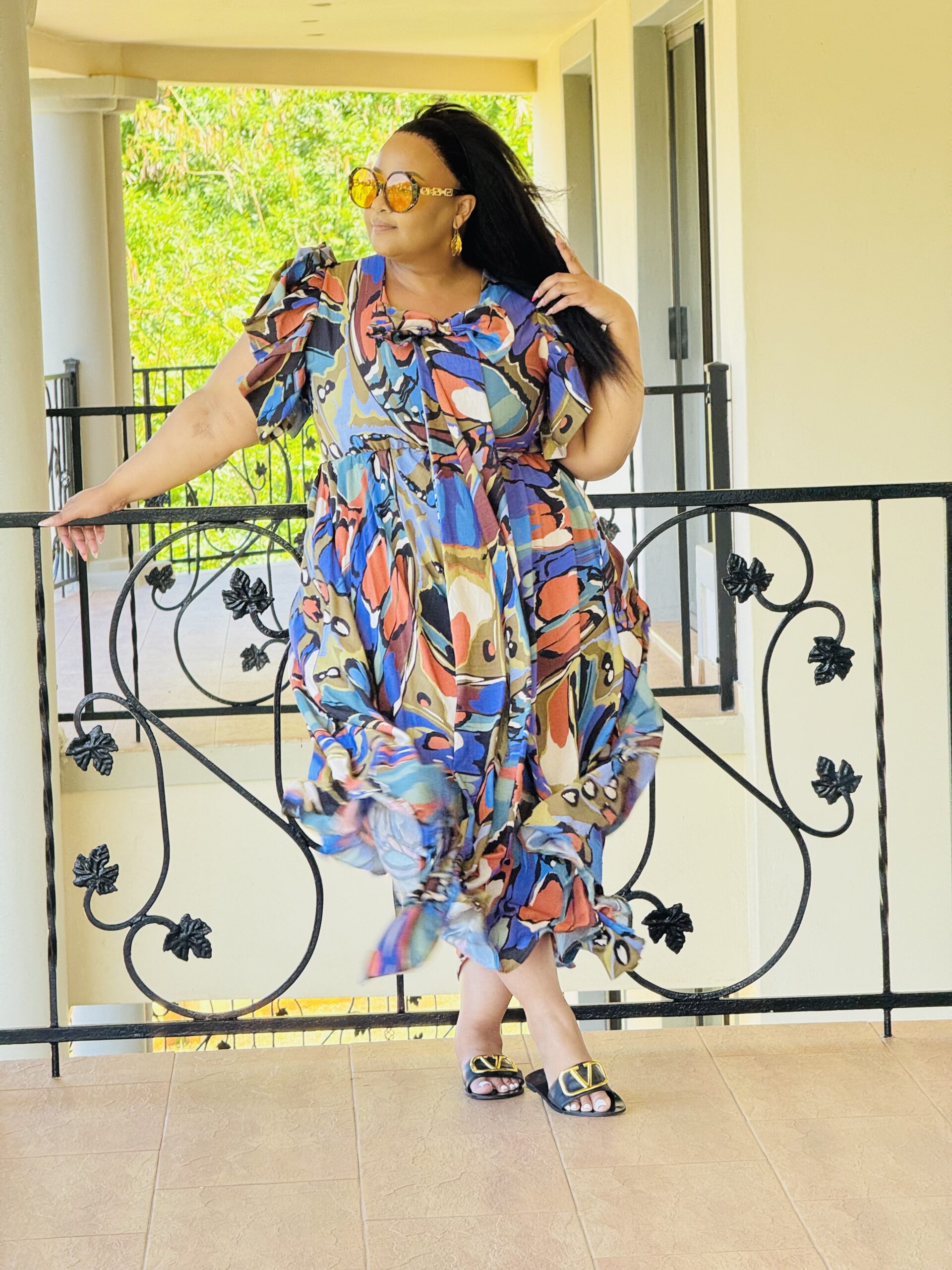 PRINTED NR SLUB DRESS - PHATGULZ 6876 - Image 4