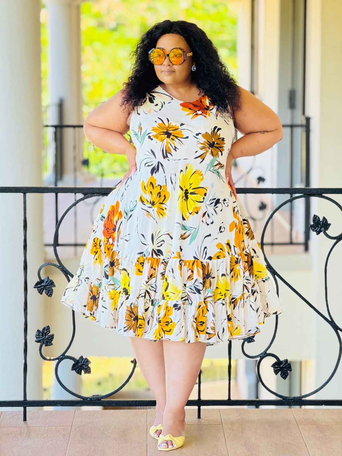 PRINTED WOVEN VISCOSE DRESS - PHATGULZ 6884 - Image 6