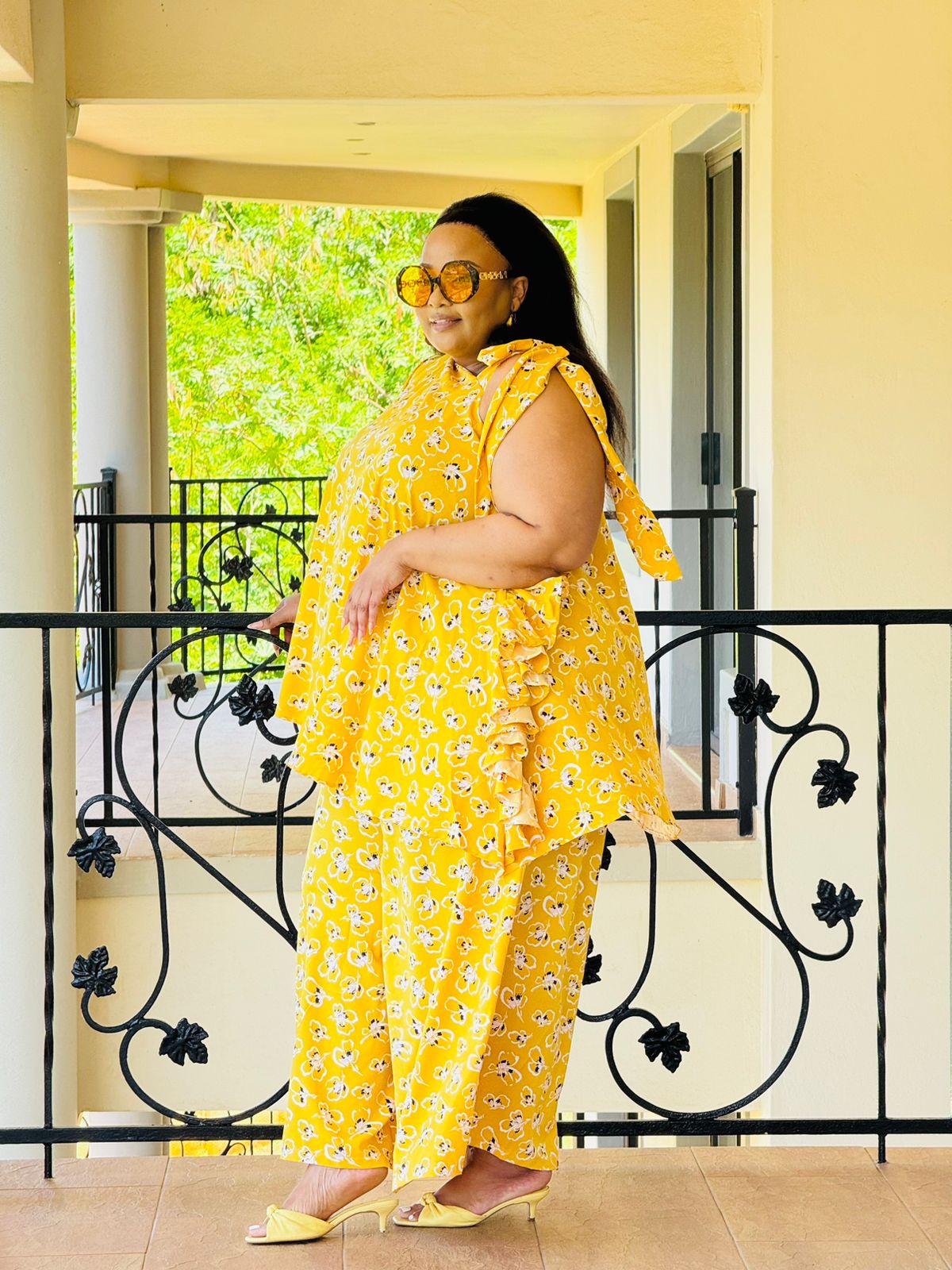 PRINTED SUPERSOFT FABRIC PALAZZO SUIT - PHATGULZ 6870 - Image 5