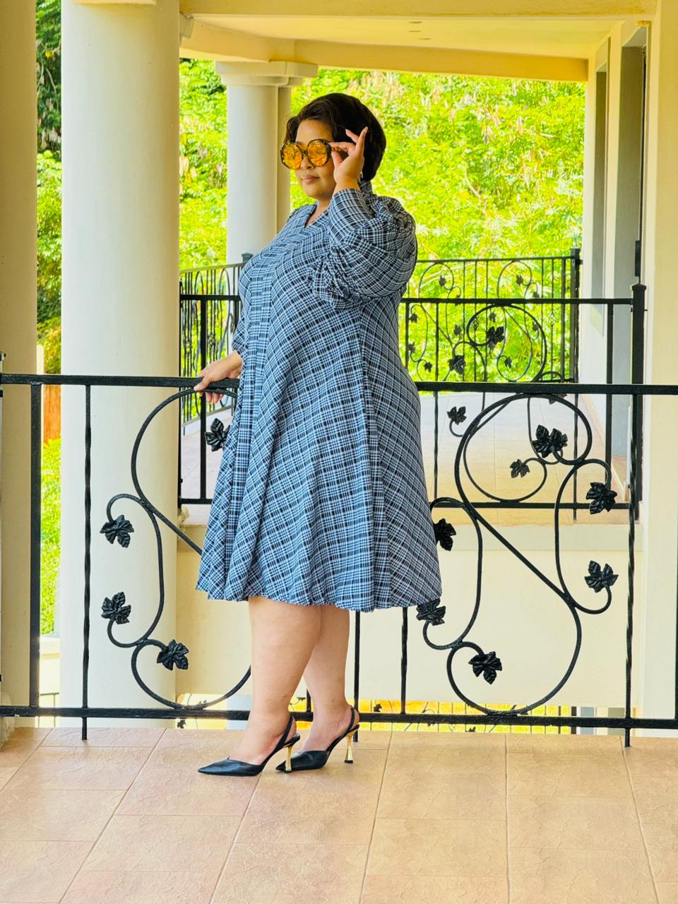 PRINTED LIVERPOOL DRESS - PHATGULZ 6904 - Image 9