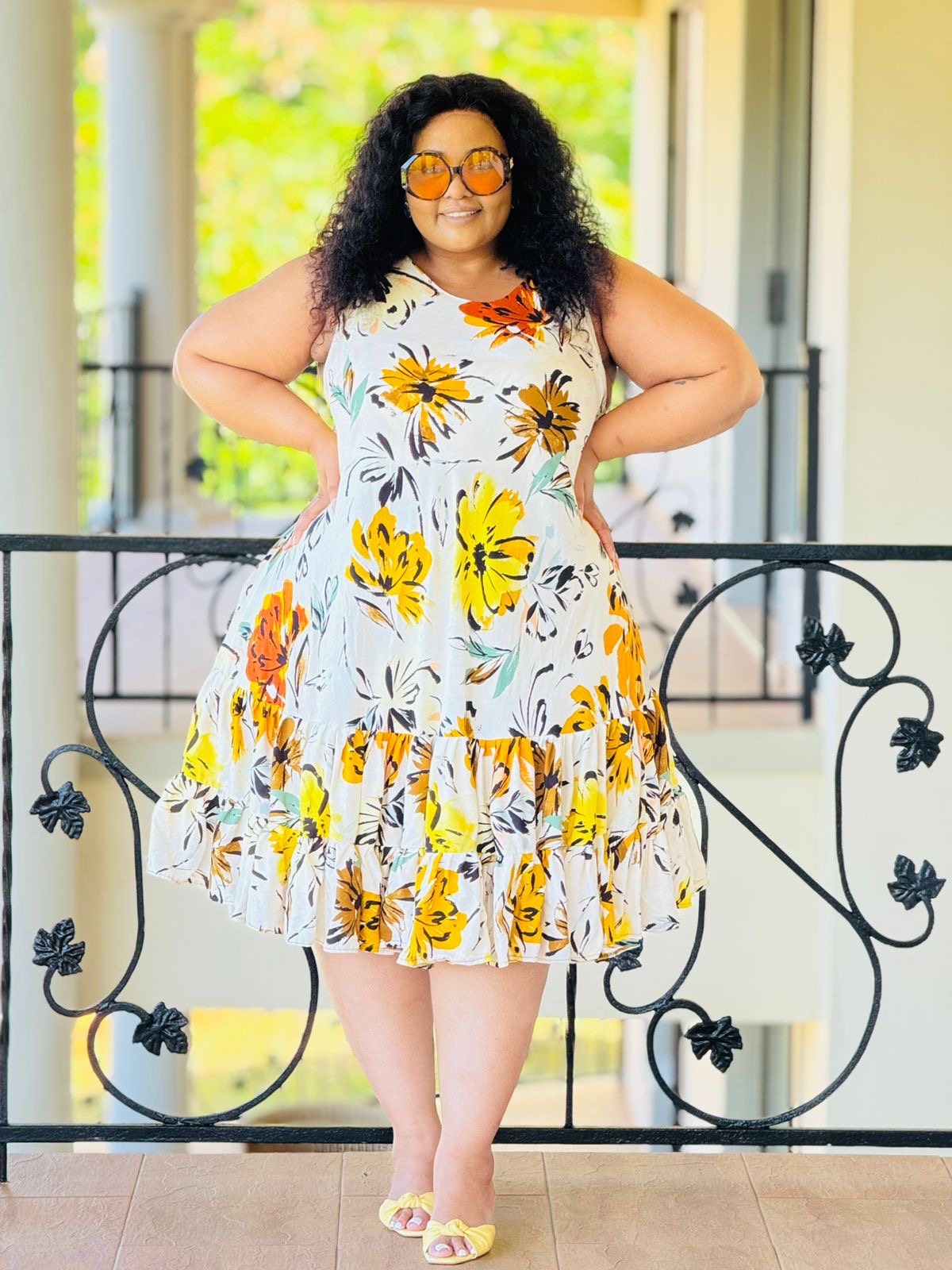 PRINTED WOVEN VISCOSE DRESS - PHATGULZ 6884 - Image 3