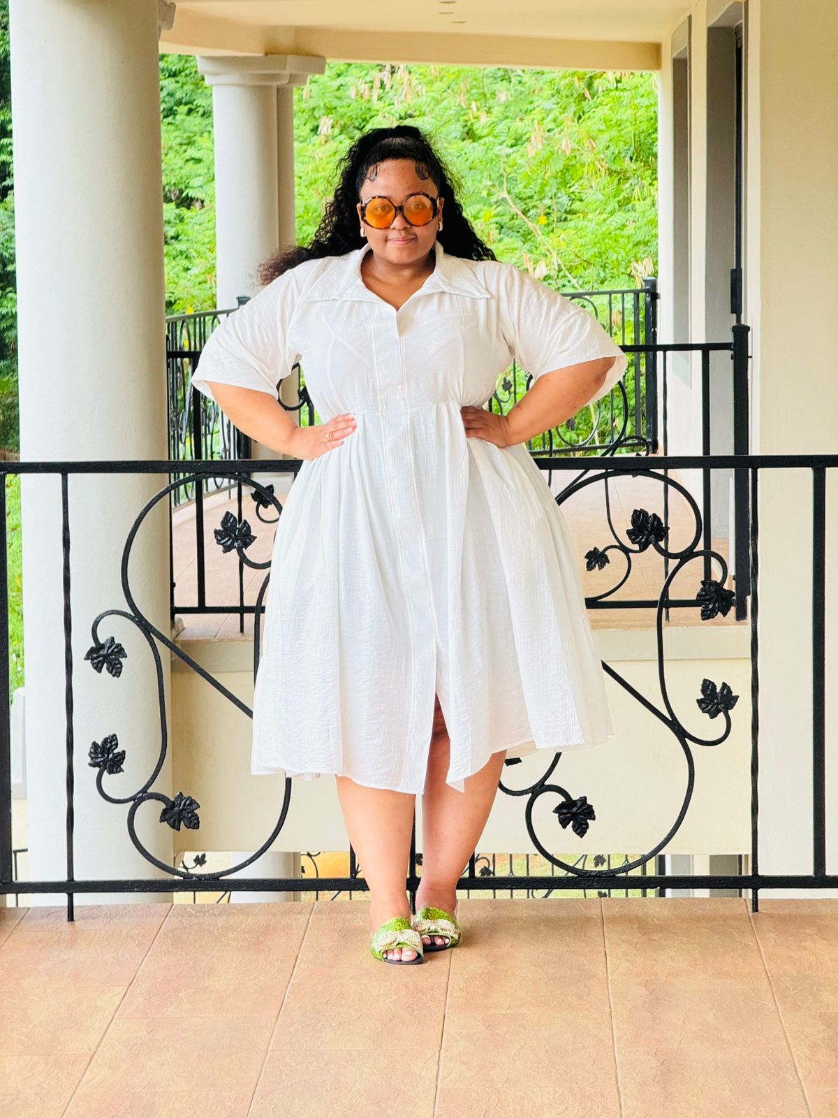 WOVEN DYED CRUSH DRESS - PHATGULZ 6946 - Image 3