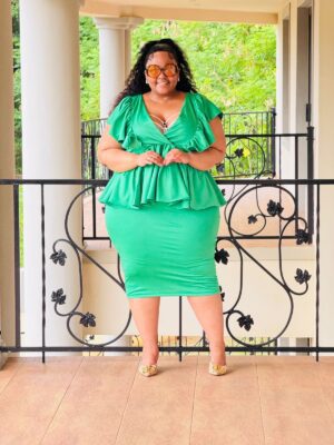 SCUBA CREPE  SKIRT AND TOP – PHATGULZ 6957