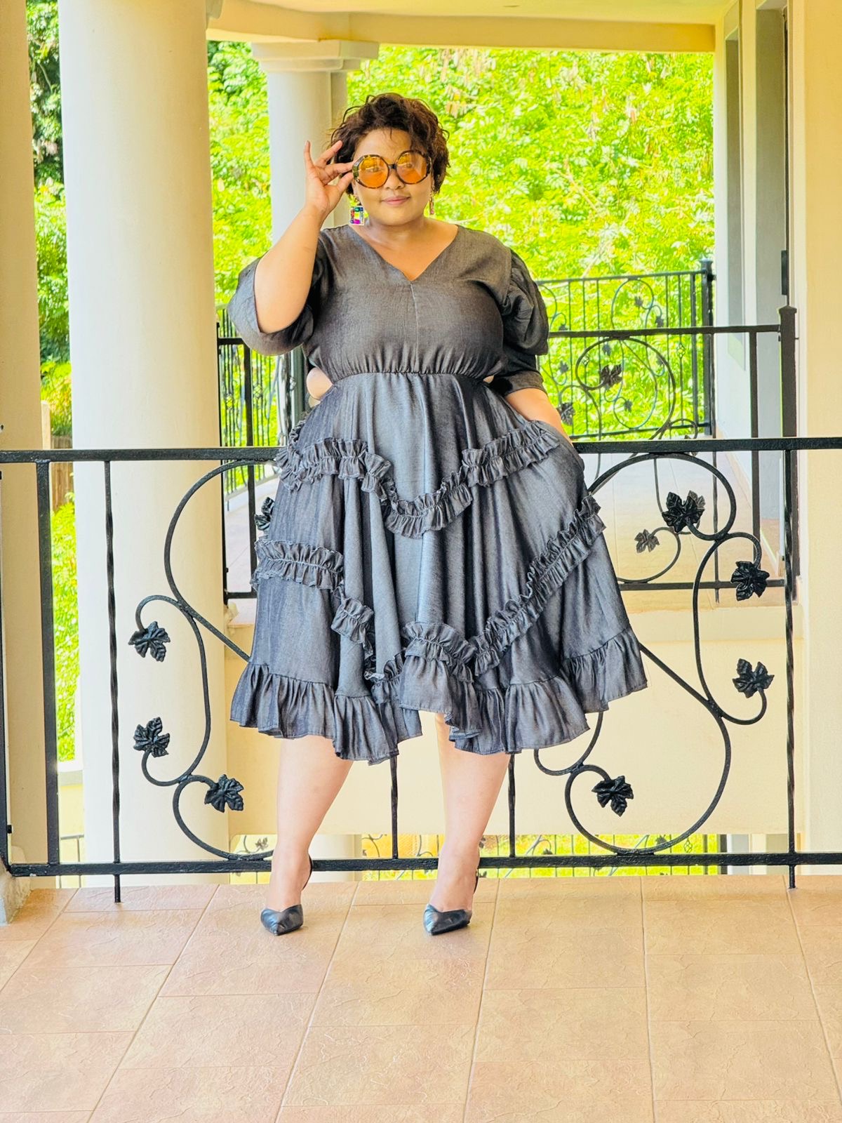 TENSIL DENIM DRESS - PHATGULZ 6933