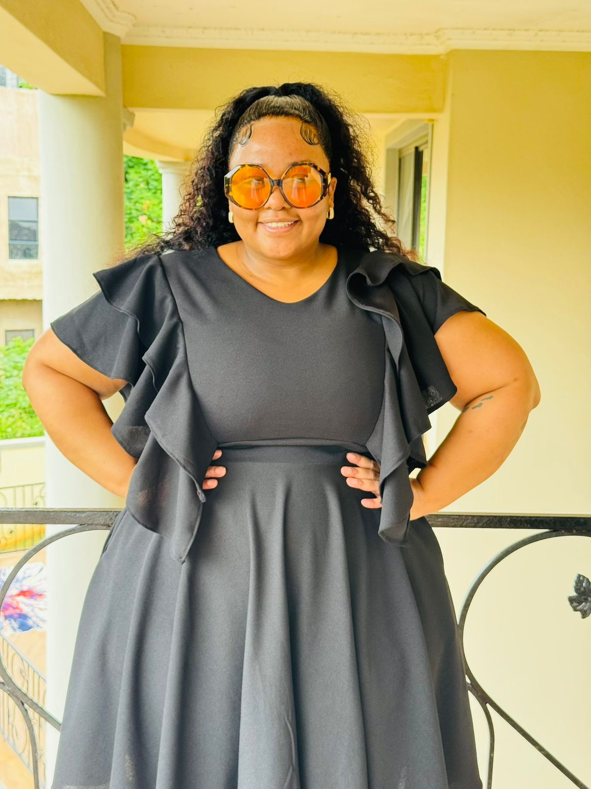 SCUBA CREPE DRESS - PHATGULZ 6953 - Image 7