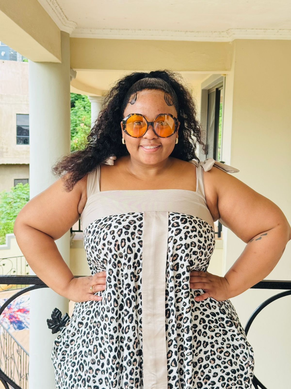 PRINTED RAYON + CEY DRESS - PHATGULZ 6948 - Image 6