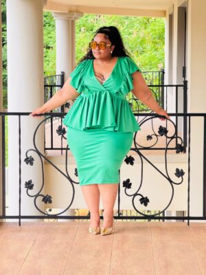 SCUBA CREPE  SKIRT AND TOP – PHATGULZ 6957