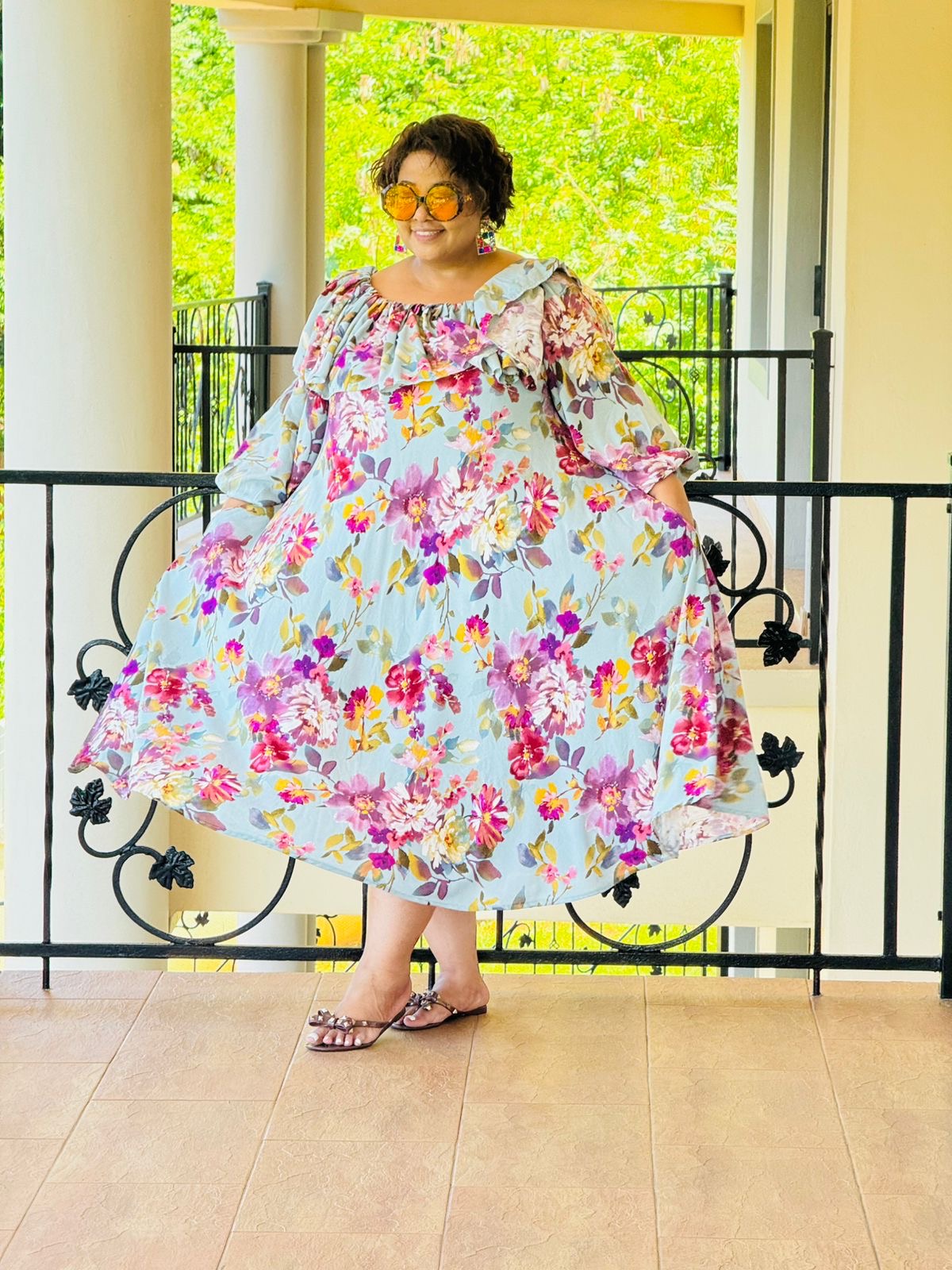 PRINTED RAYON DRESS - PHATGULZ 6931 - Image 5