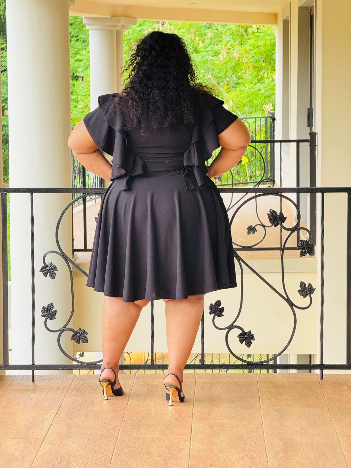 SCUBA CREPE DRESS - PHATGULZ 6953 - Image 5