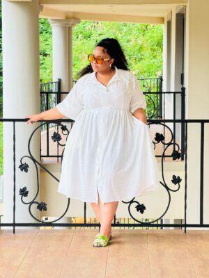 WOVEN DYED CRUSH DRESS – PHATGULZ 6946