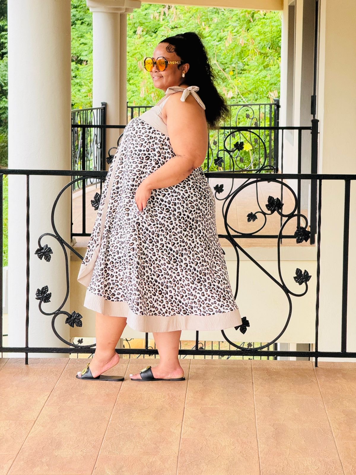 PRINTED RAYON + CEY DRESS - PHATGULZ 6948 - Image 7