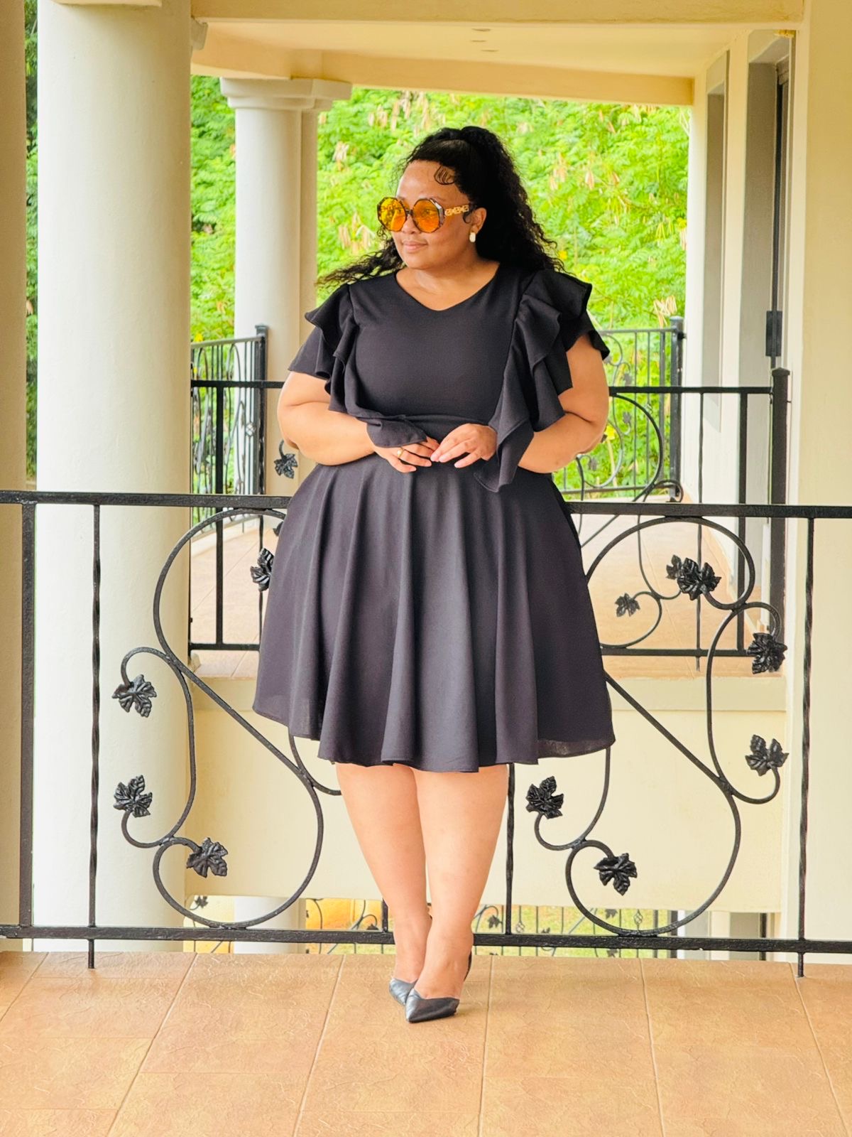 SCUBA CREPE DRESS - PHATGULZ 6953 - Image 4