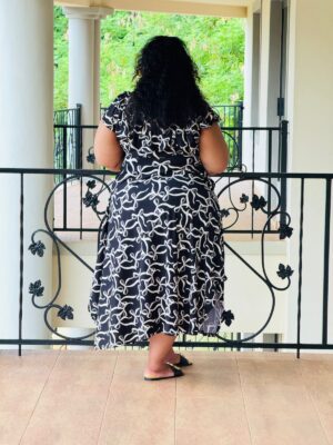 PRINTED RIB DRESS – PHATGULZ 6956