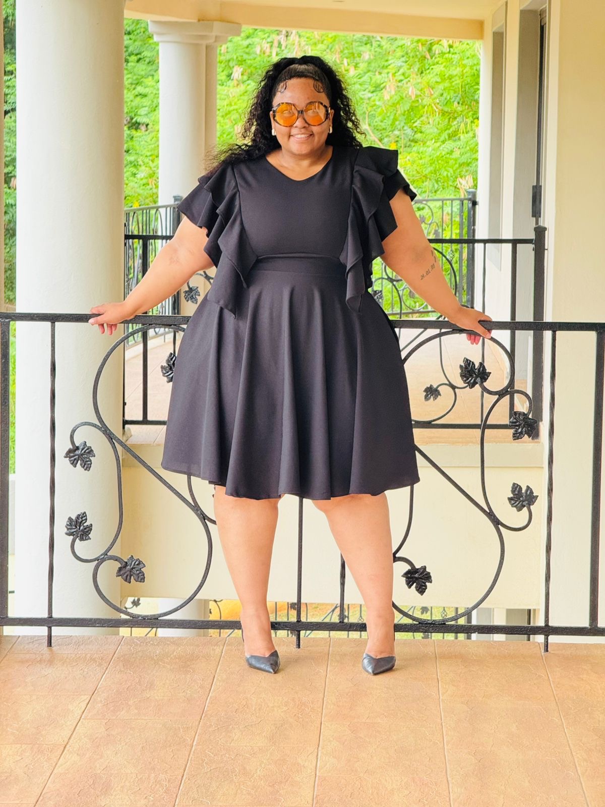 SCUBA CREPE DRESS - PHATGULZ 6953 - Image 8