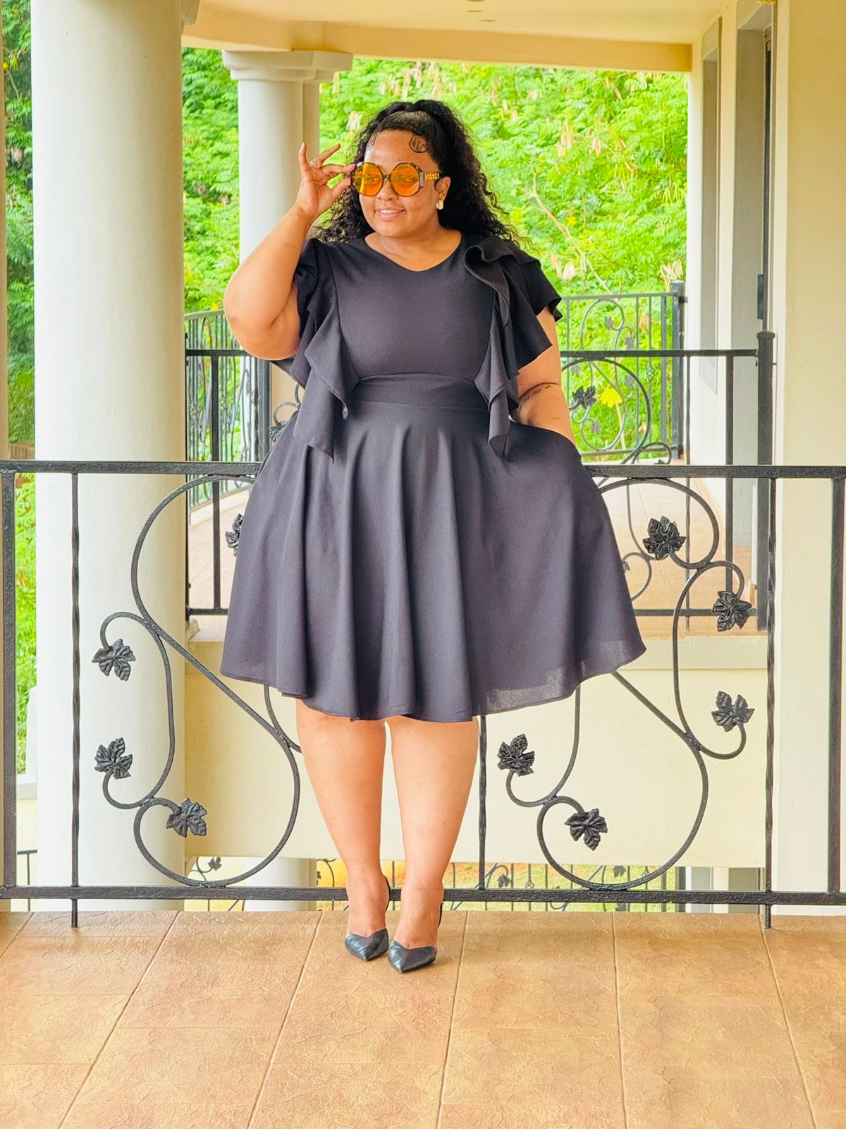 SCUBA CREPE DRESS - PHATGULZ 6953