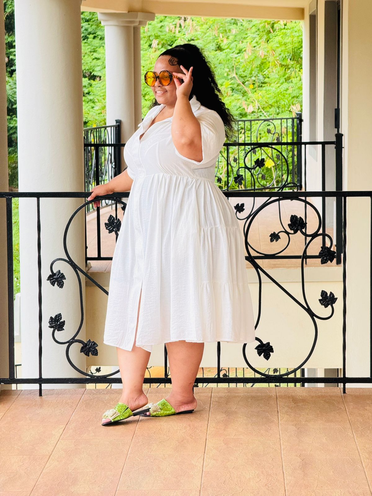 WOVEN DYED CRUSH DRESS - PHATGULZ 6946 - Image 6