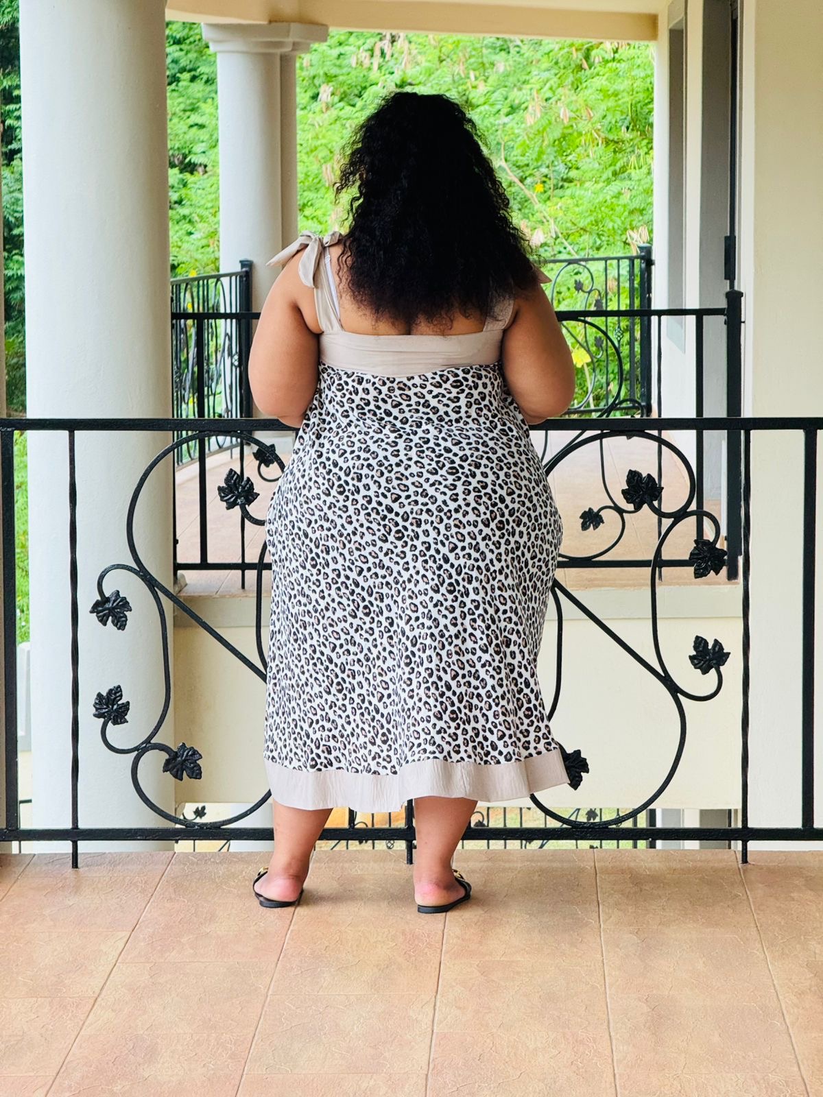 PRINTED RAYON + CEY DRESS - PHATGULZ 6948 - Image 5